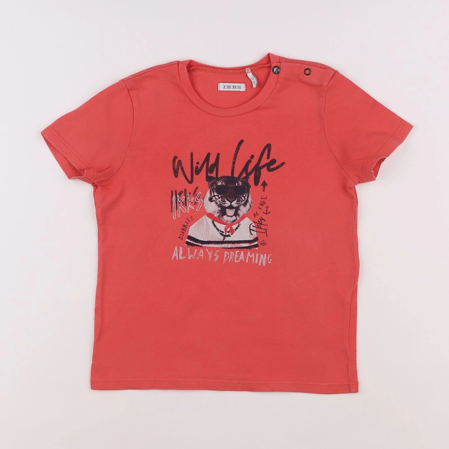 IKKS - tee-shirt rose - 3 ans