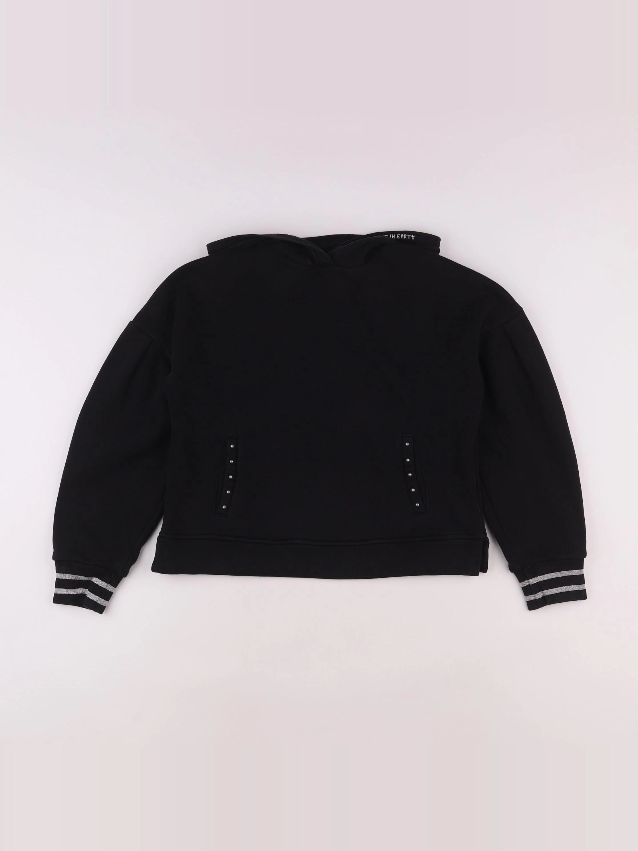 IKKS - sweat noir - 10 ans