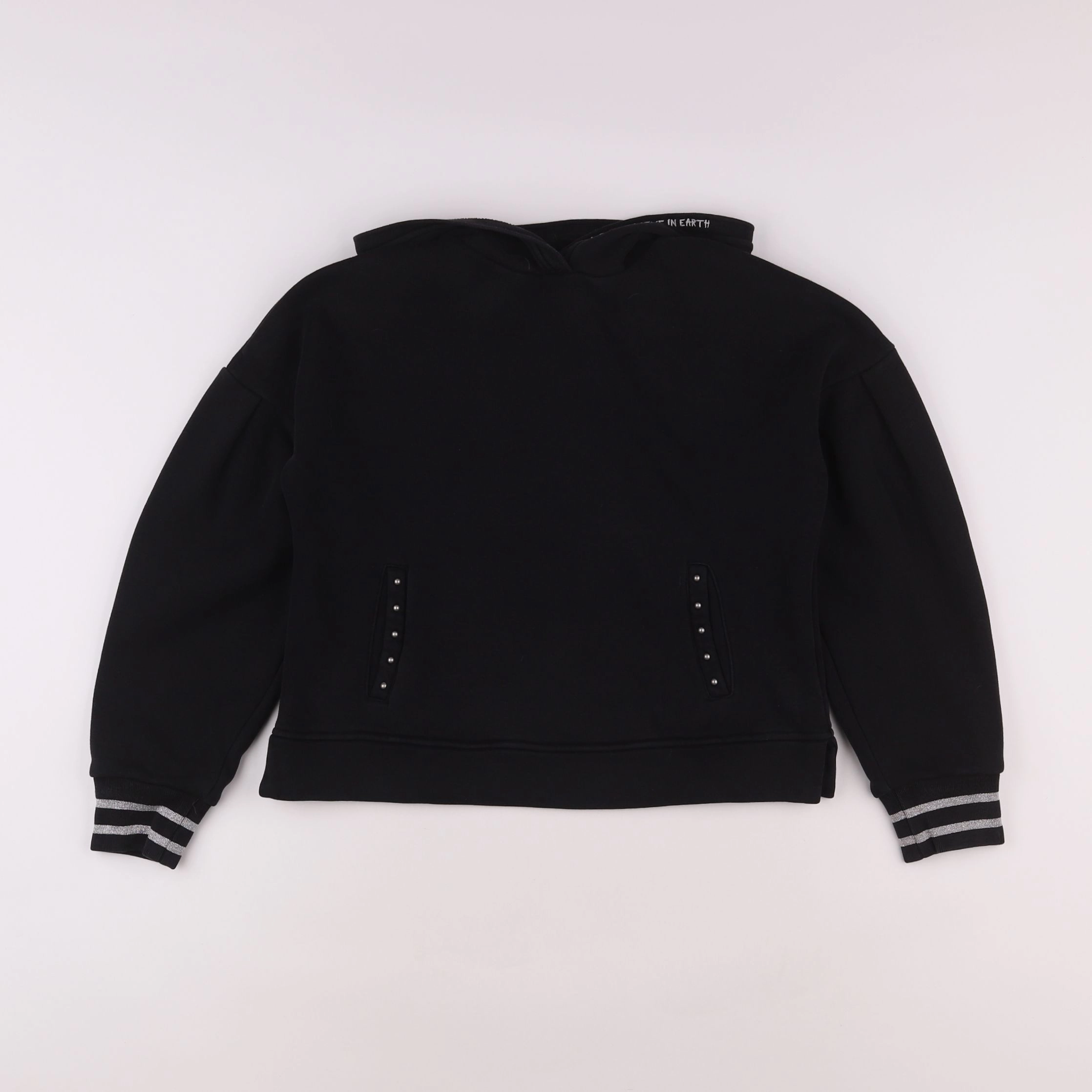 IKKS - sweat noir - 10 ans