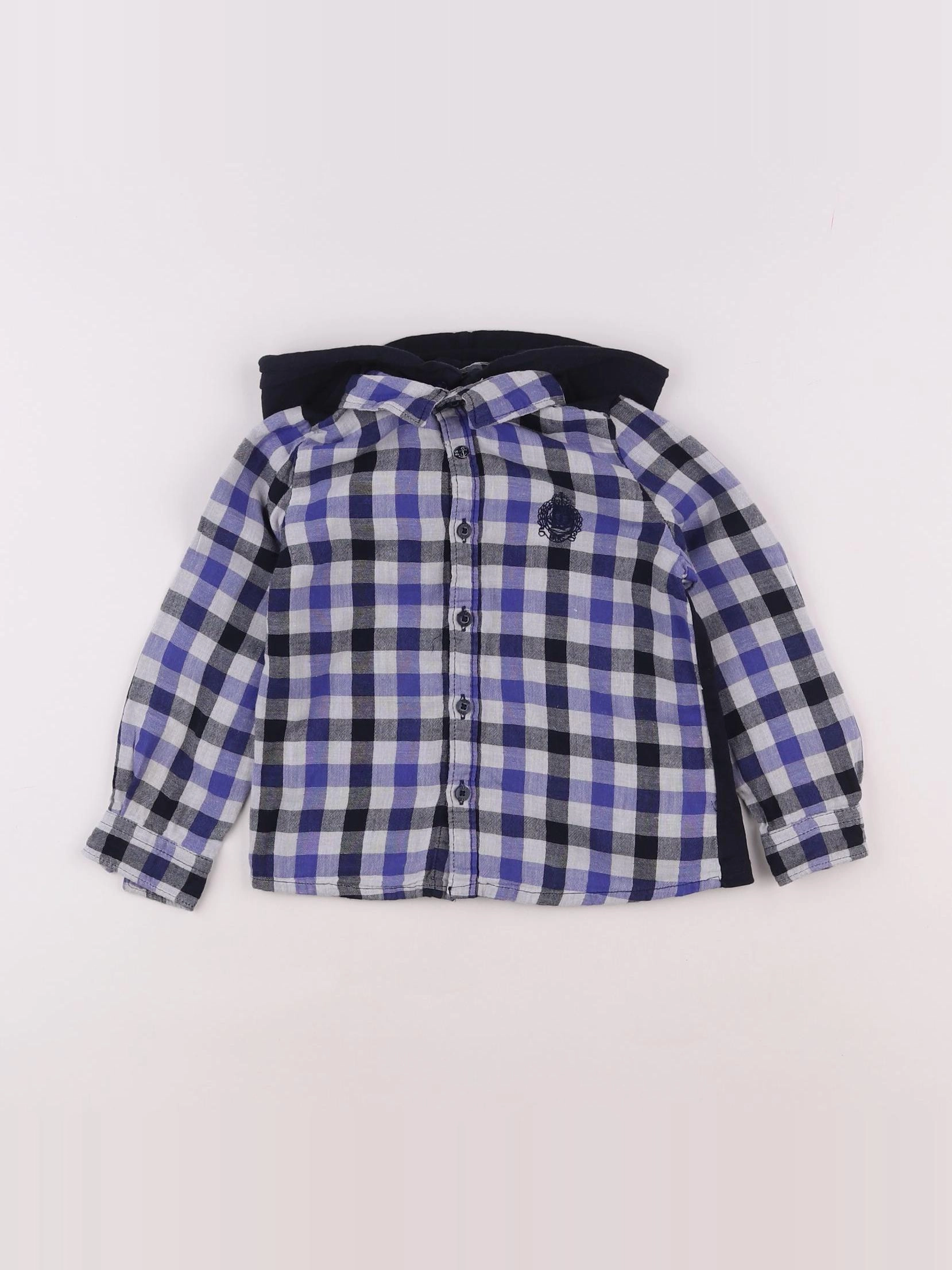 IKKS - chemise imprimé au dos bleu - 3 ans