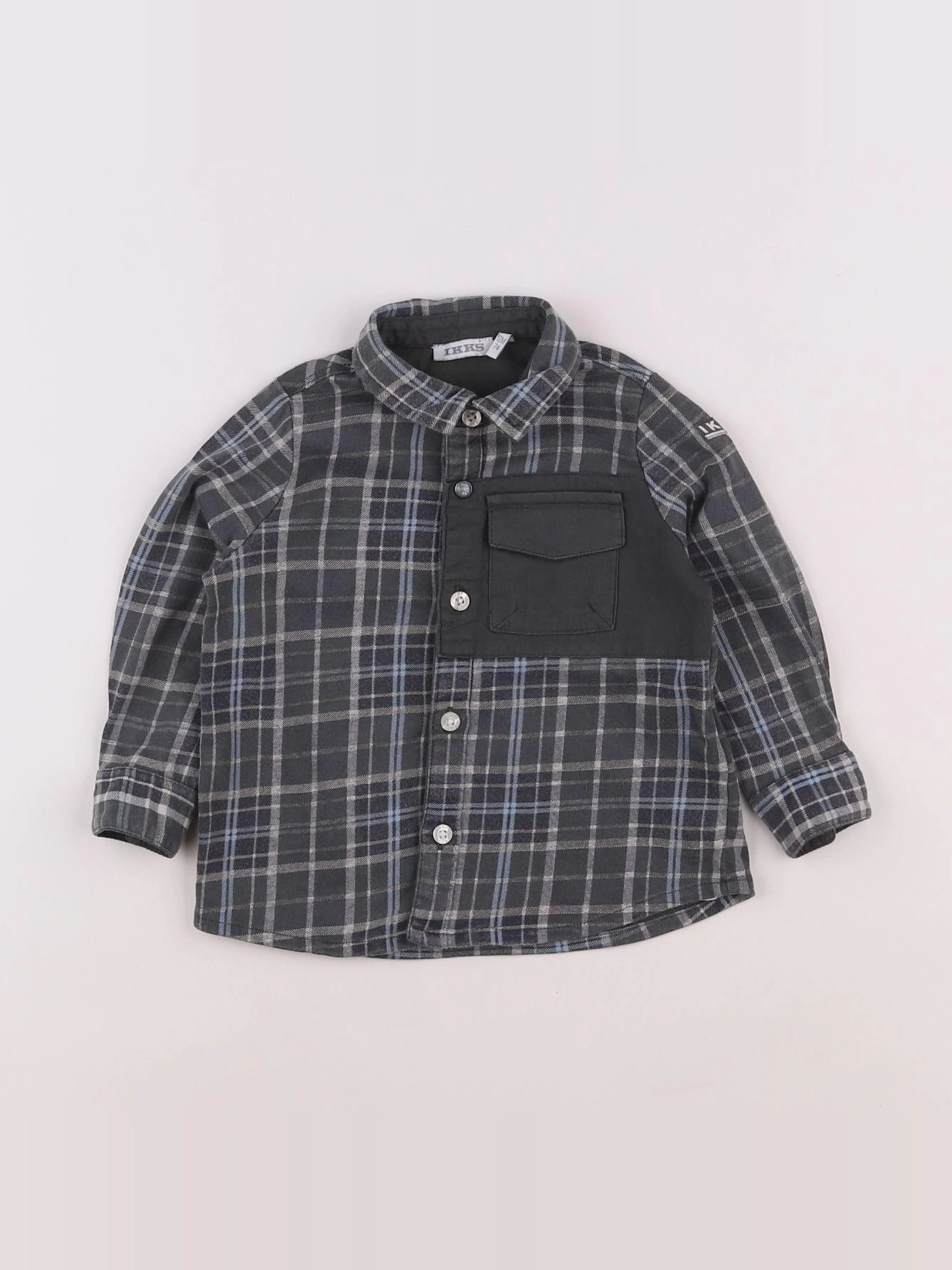 IKKS - chemise gris - 12 mois