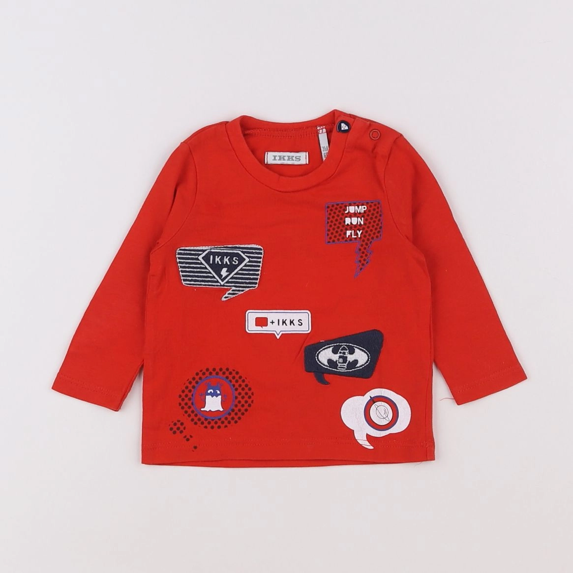 IKKS - tee-shirt rouge - 3 mois