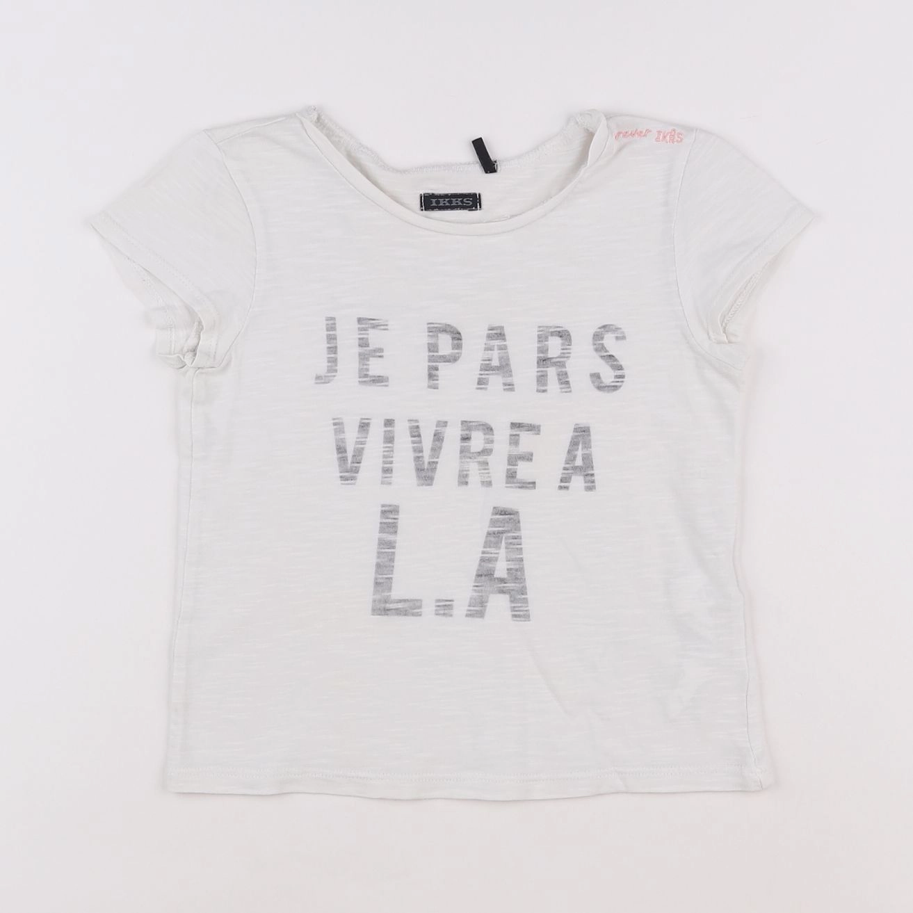 IKKS - tee-shirt blanc - 4 ans
