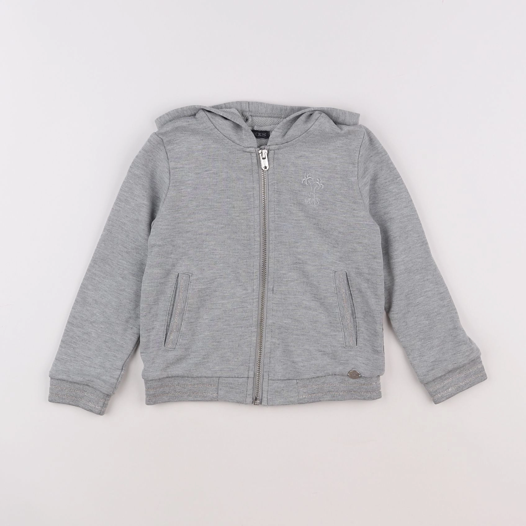 IKKS - sweat imprimé au dos gris - 4 ans