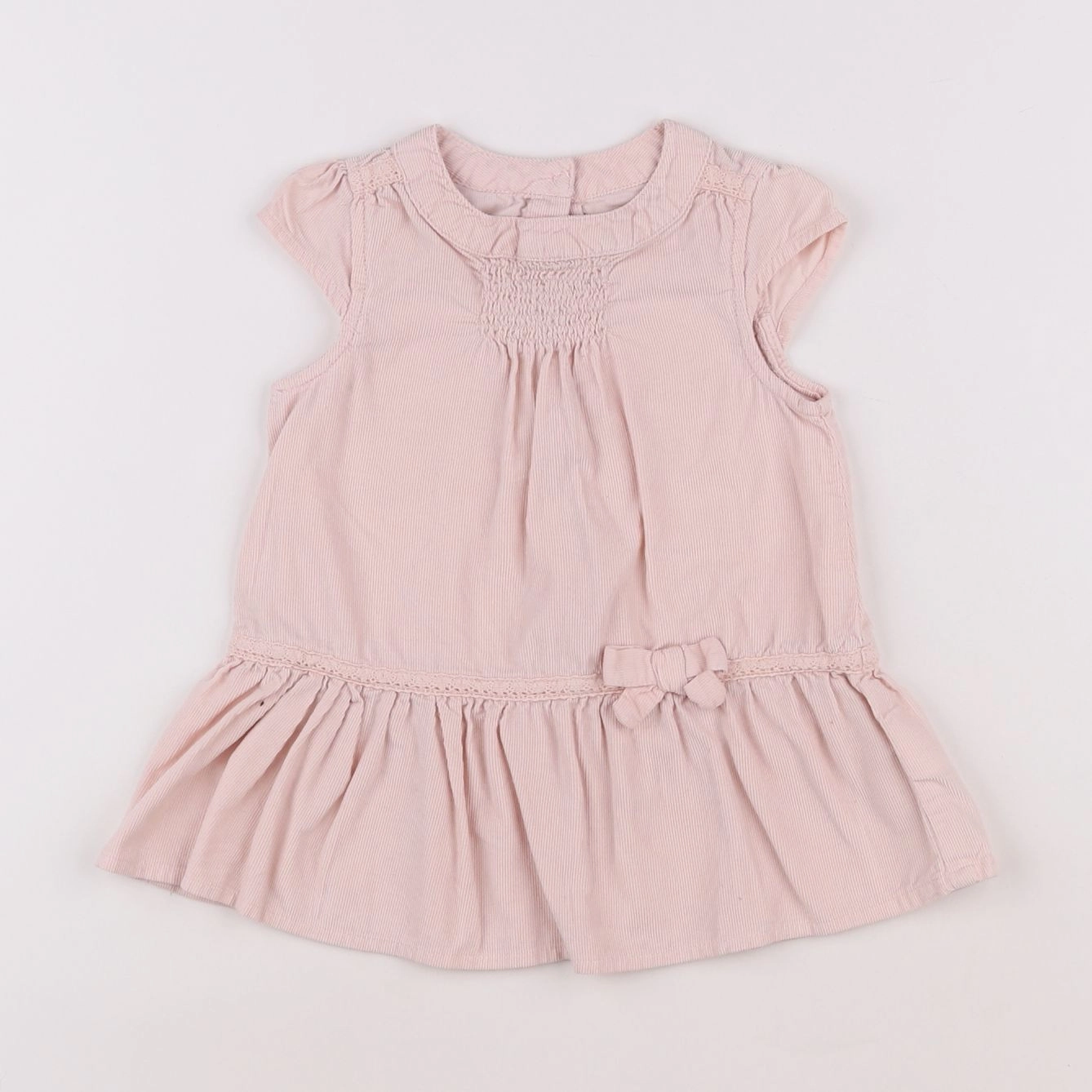 Vertbaudet - robe rose - 9 mois