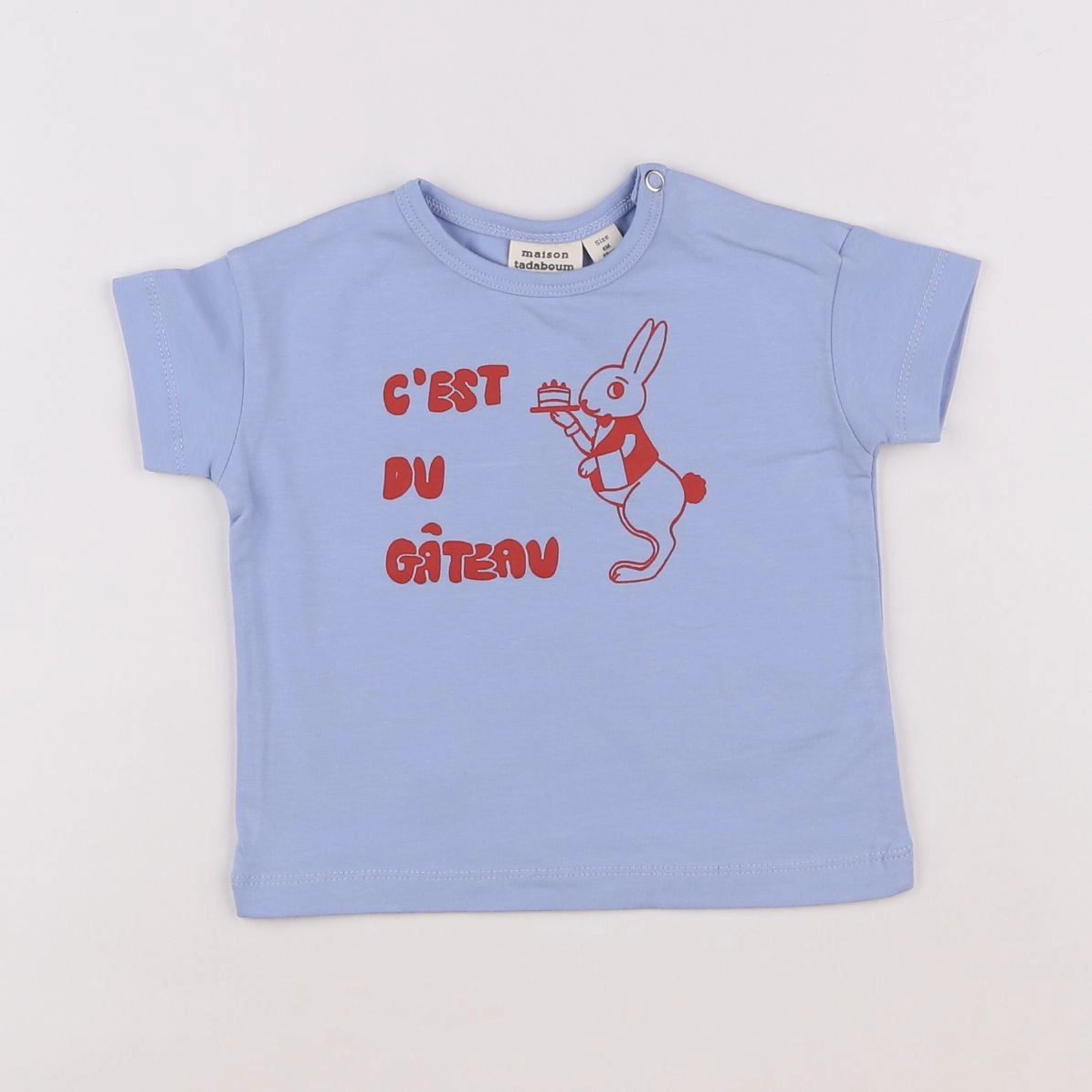 Maison Tadaboum - tee-shirt bleu - 6 mois