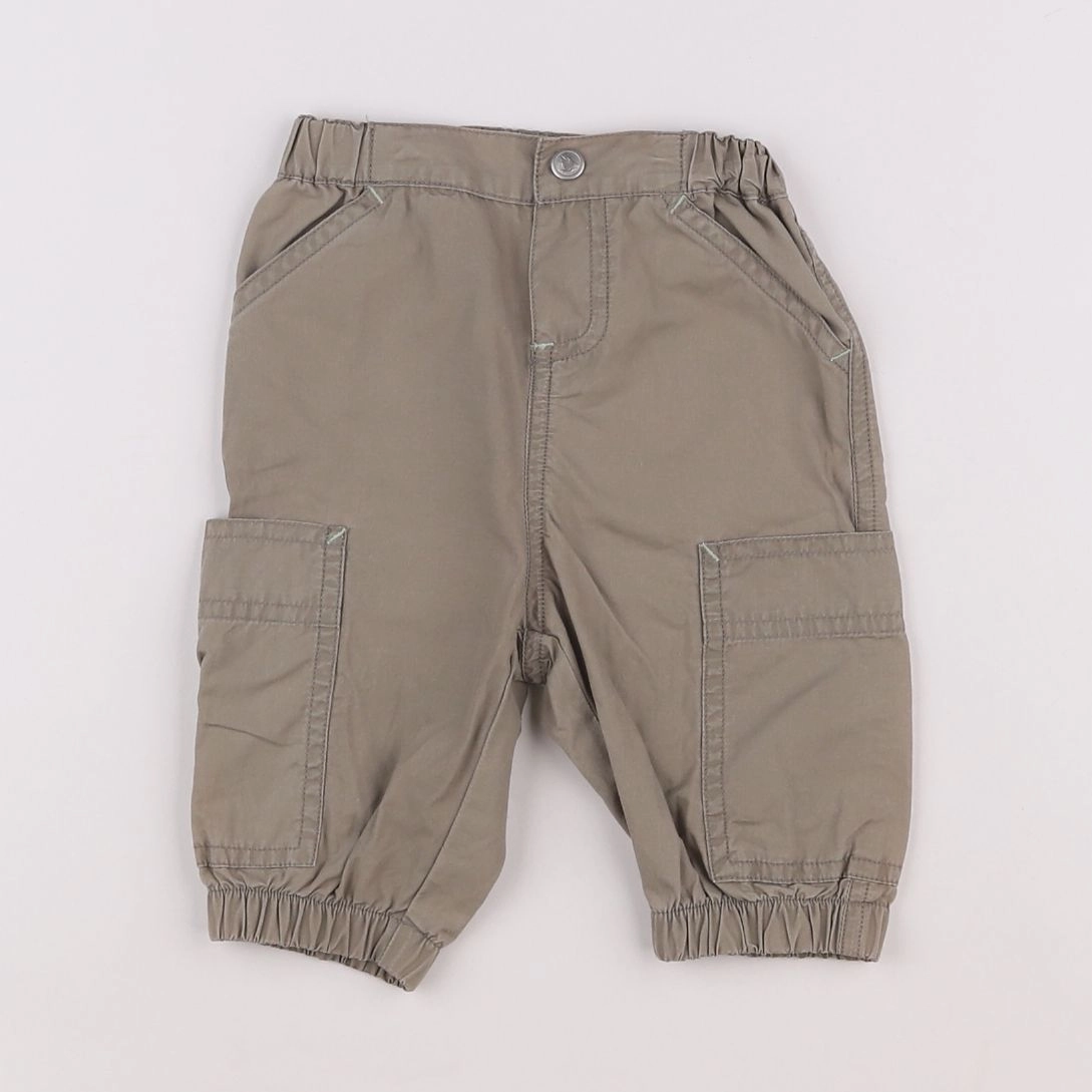 Petit Bateau - pantalon marron - 3 mois
