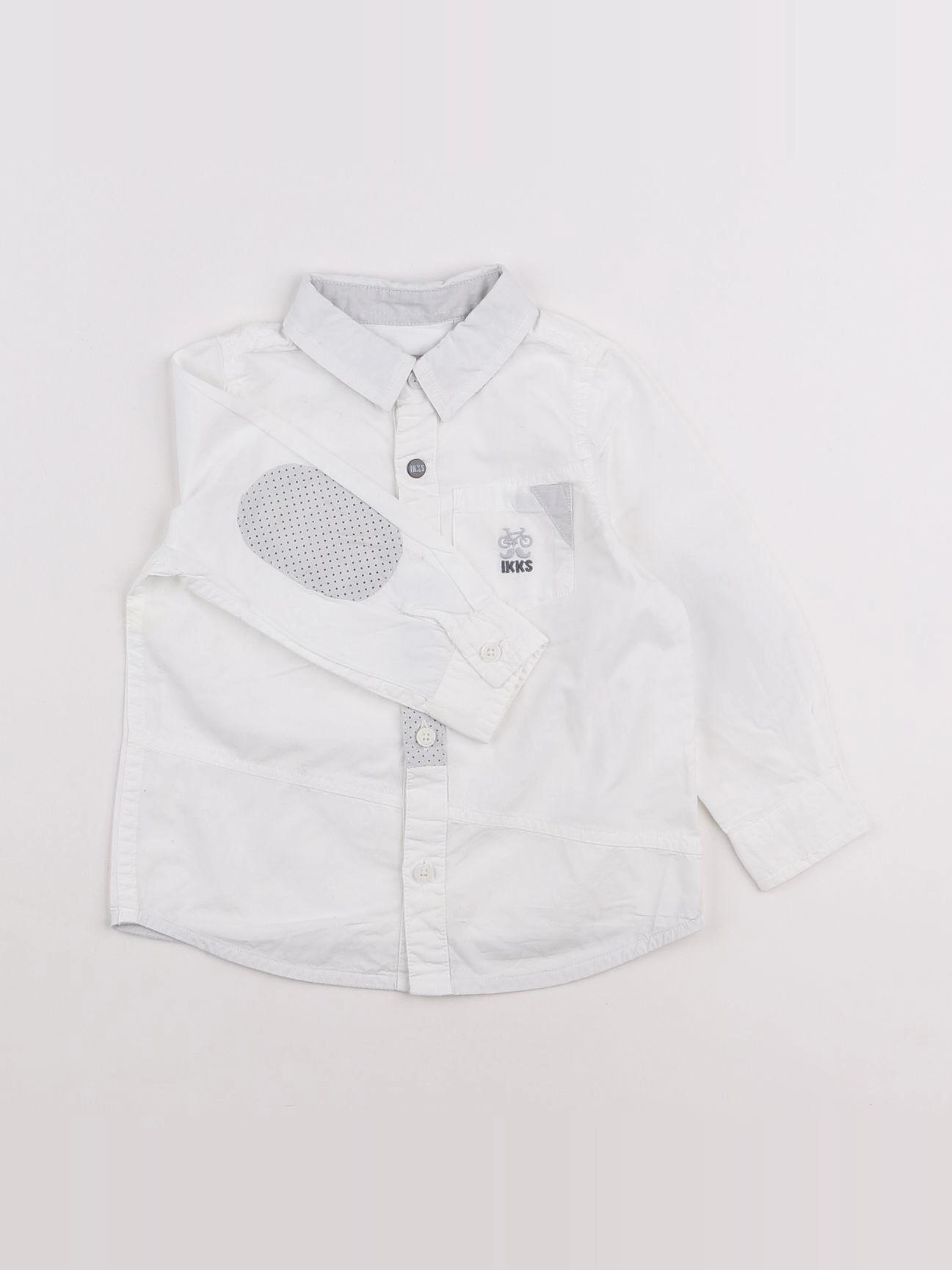 IKKS - chemise blanc - 12 mois