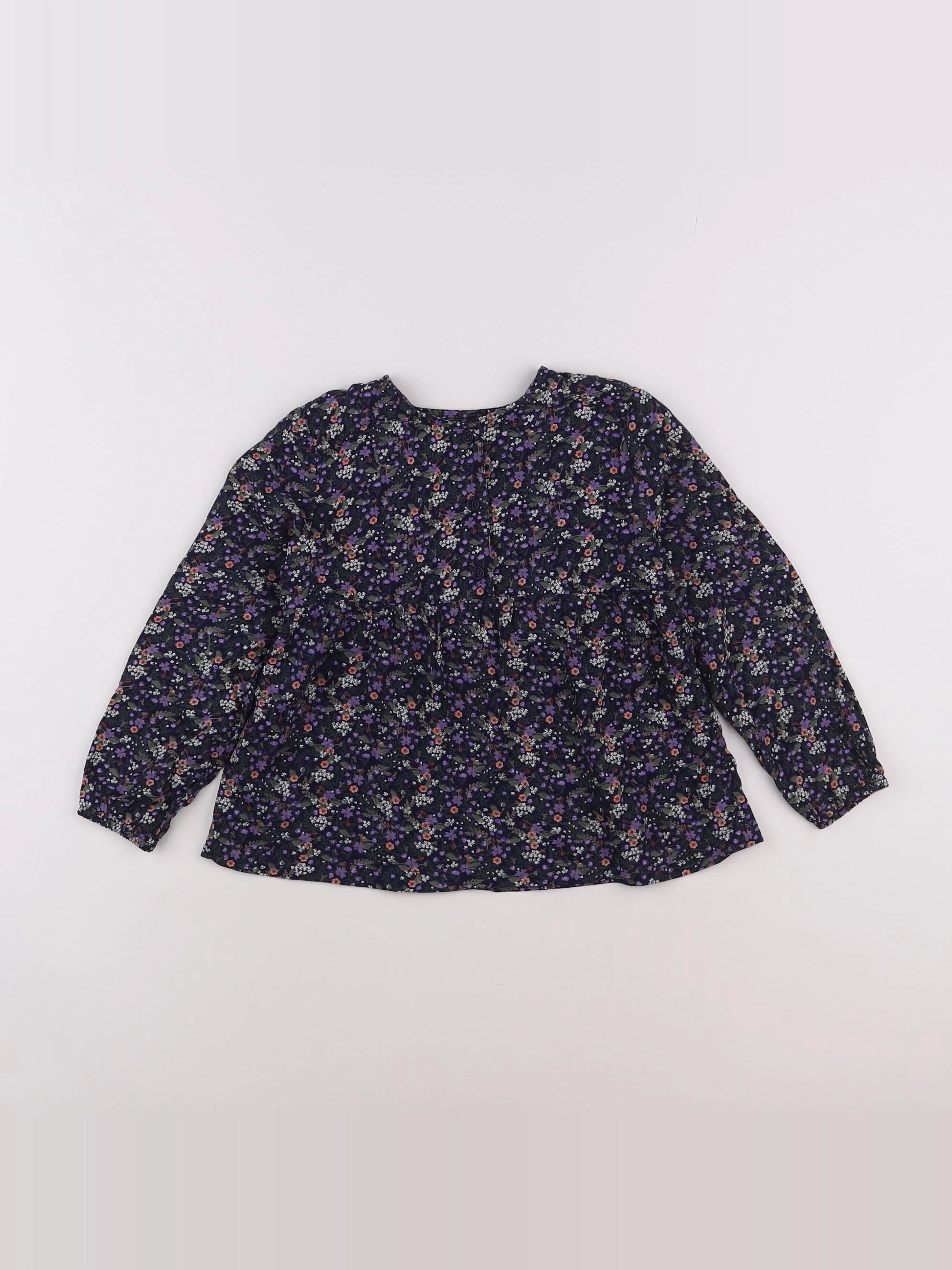 Cadet Rousselle - blouse violet - 5 ans