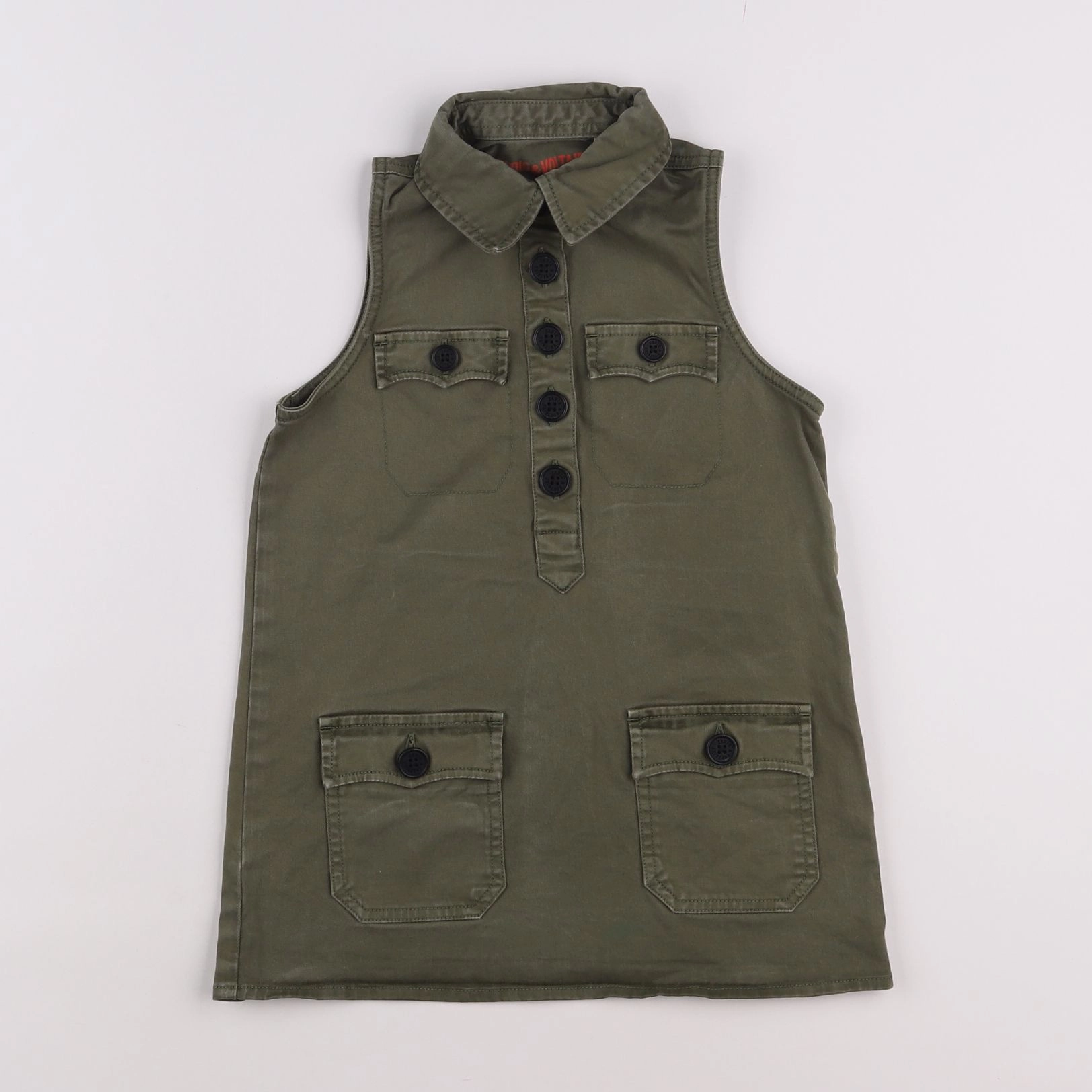 Zadig & Voltaire - robe vert - 4 ans