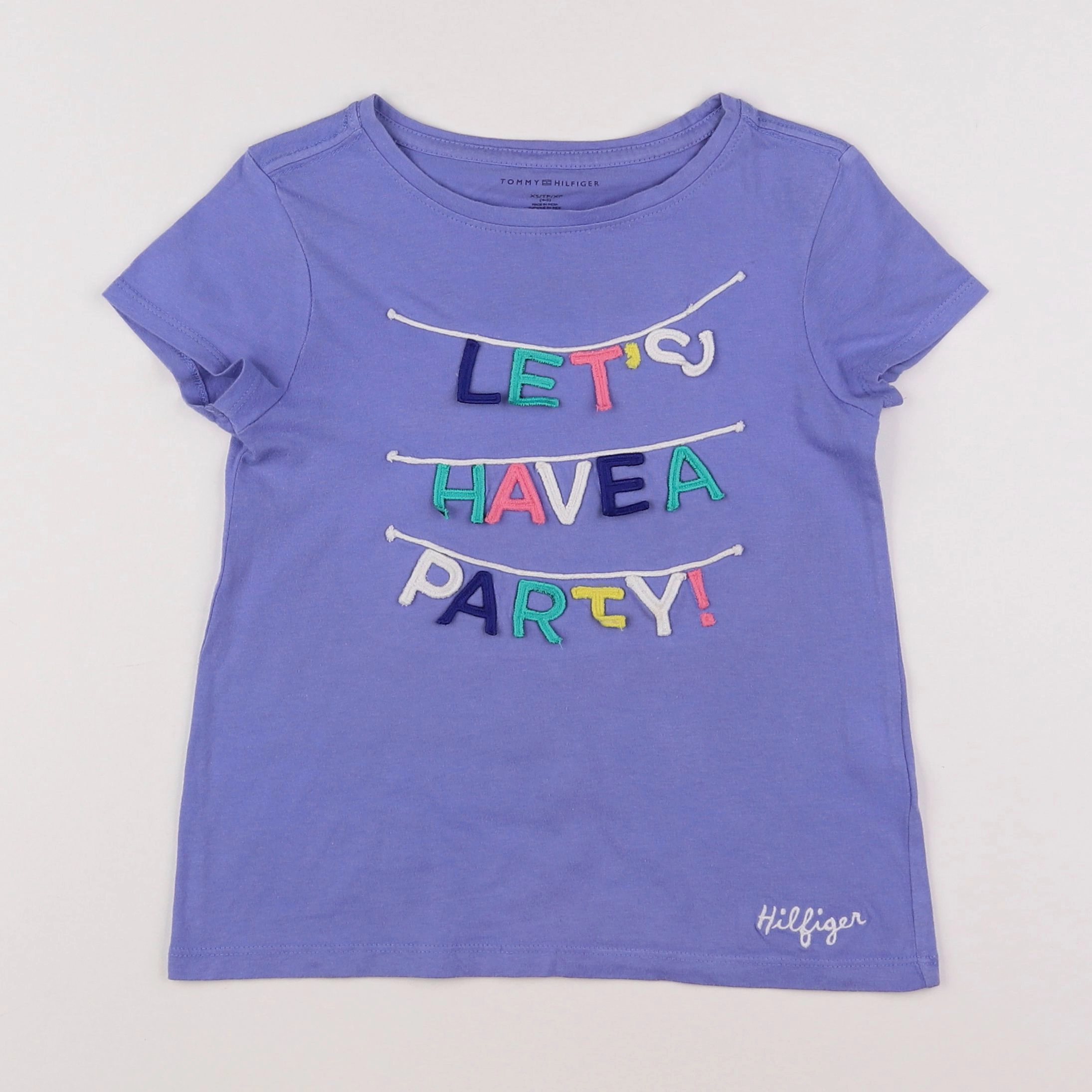 Tommy Hilfiger - tee-shirt violet - 4/5 ans