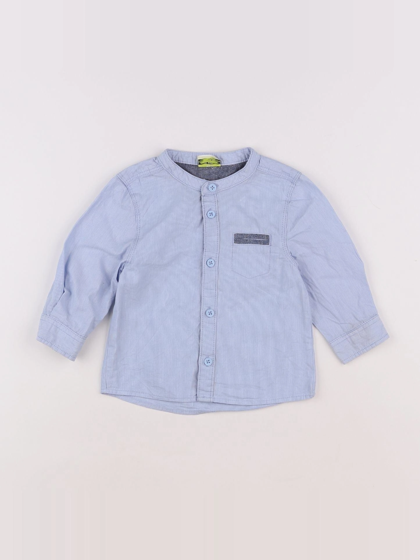 Tape à l'oeil - chemise bleu - 12 mois