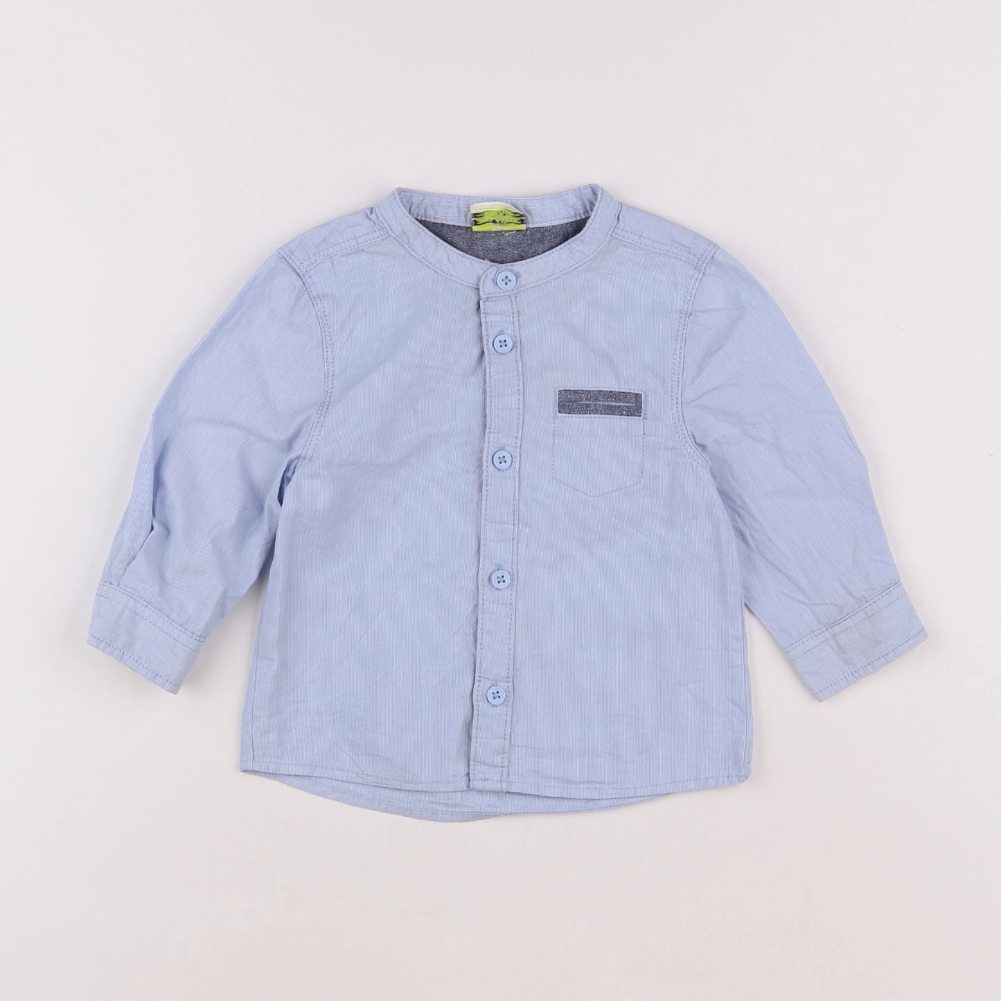 Tape à l'oeil - chemise bleu - 12 mois