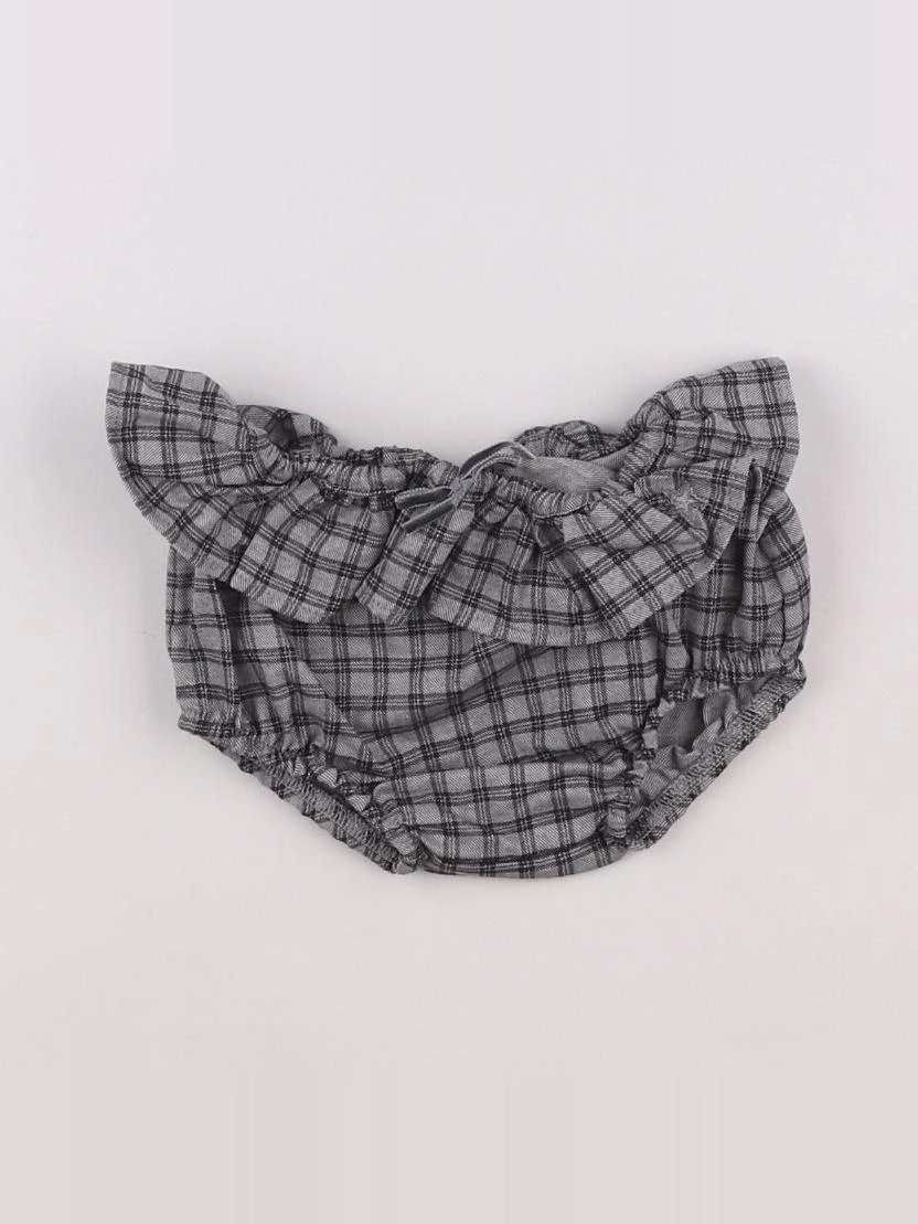 Tocoto vintage - bloomer gris - 3 mois