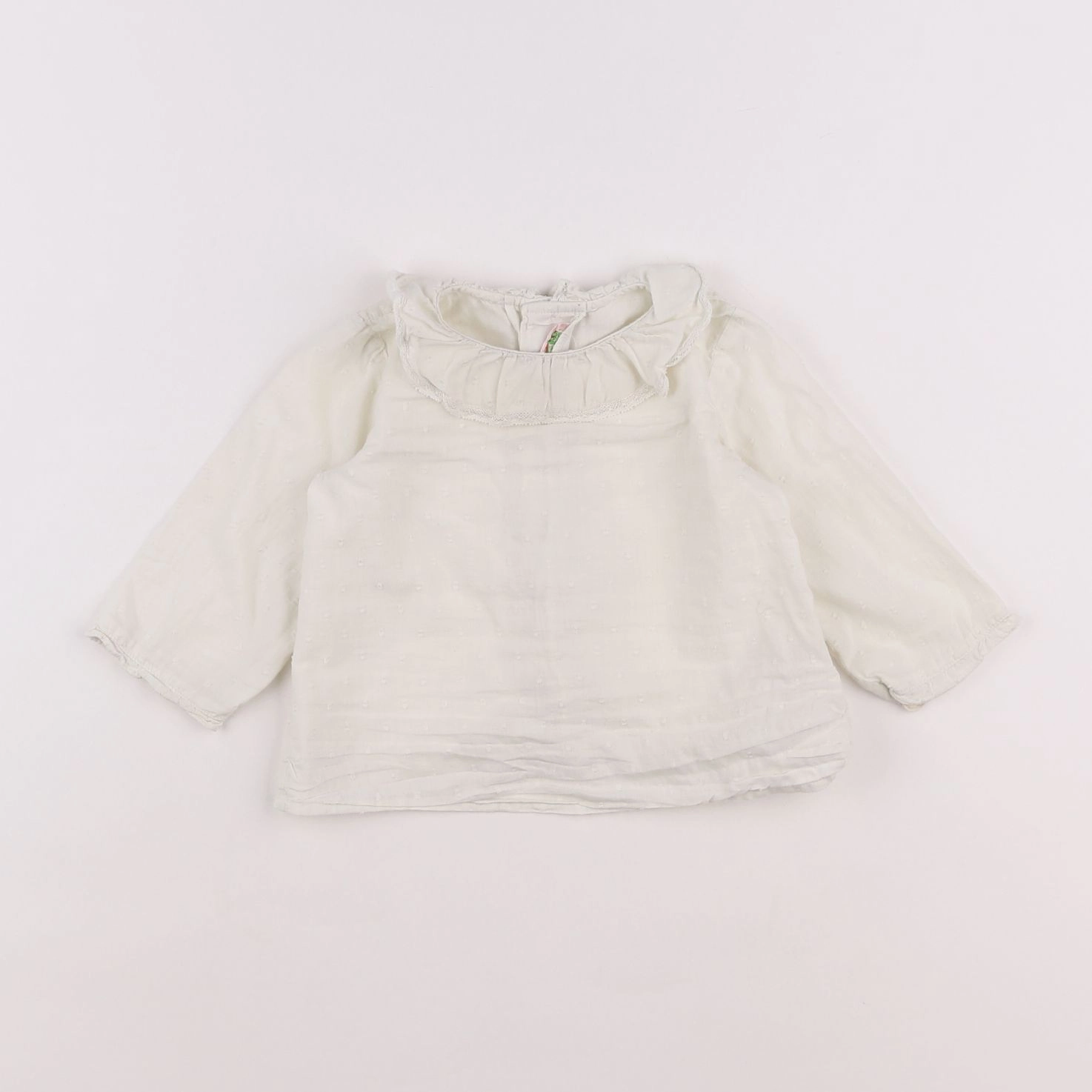 Bonpoint - blouse blanc - 12 mois