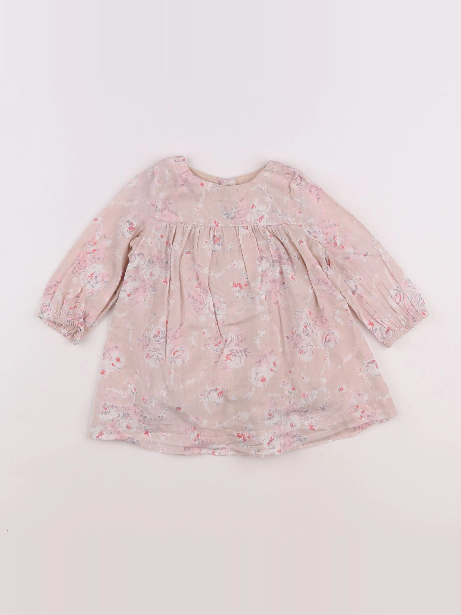 Bonpoint - robe rose - 12 mois