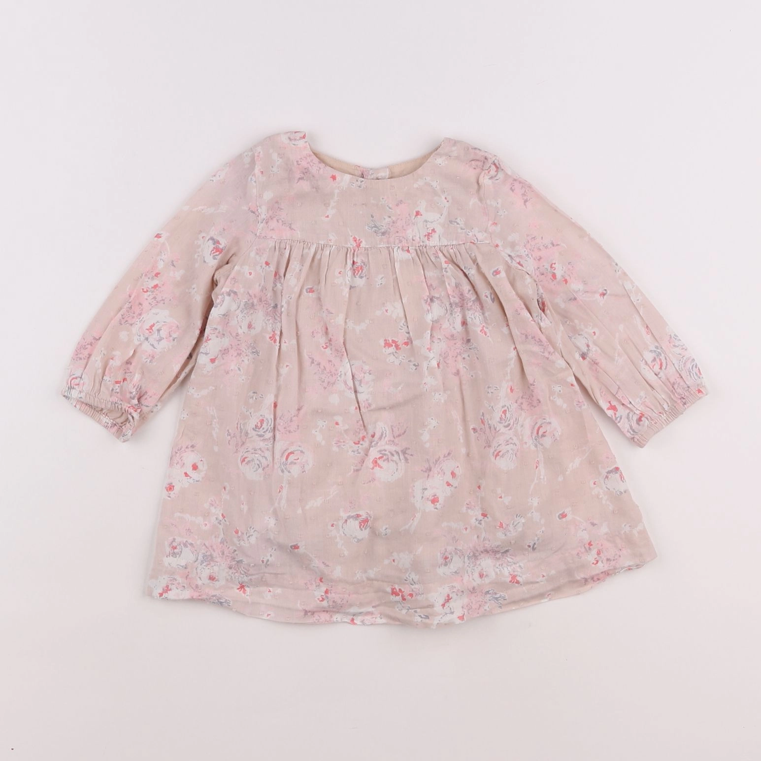 Bonpoint - robe rose - 12 mois