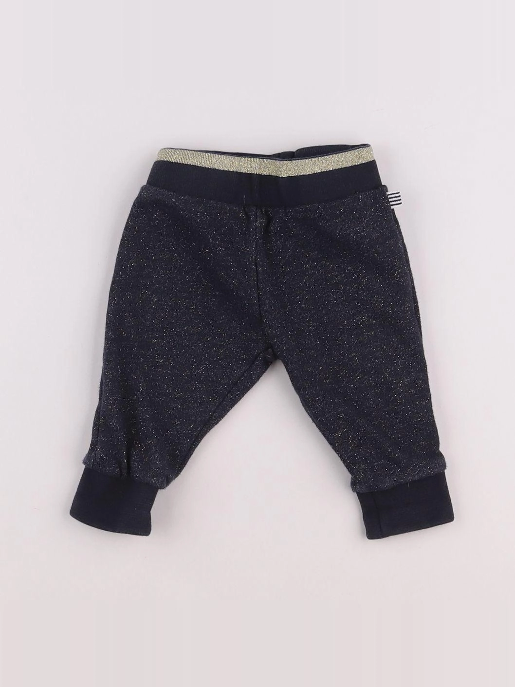 Petit Bateau - jogging bleu, or - 6 mois