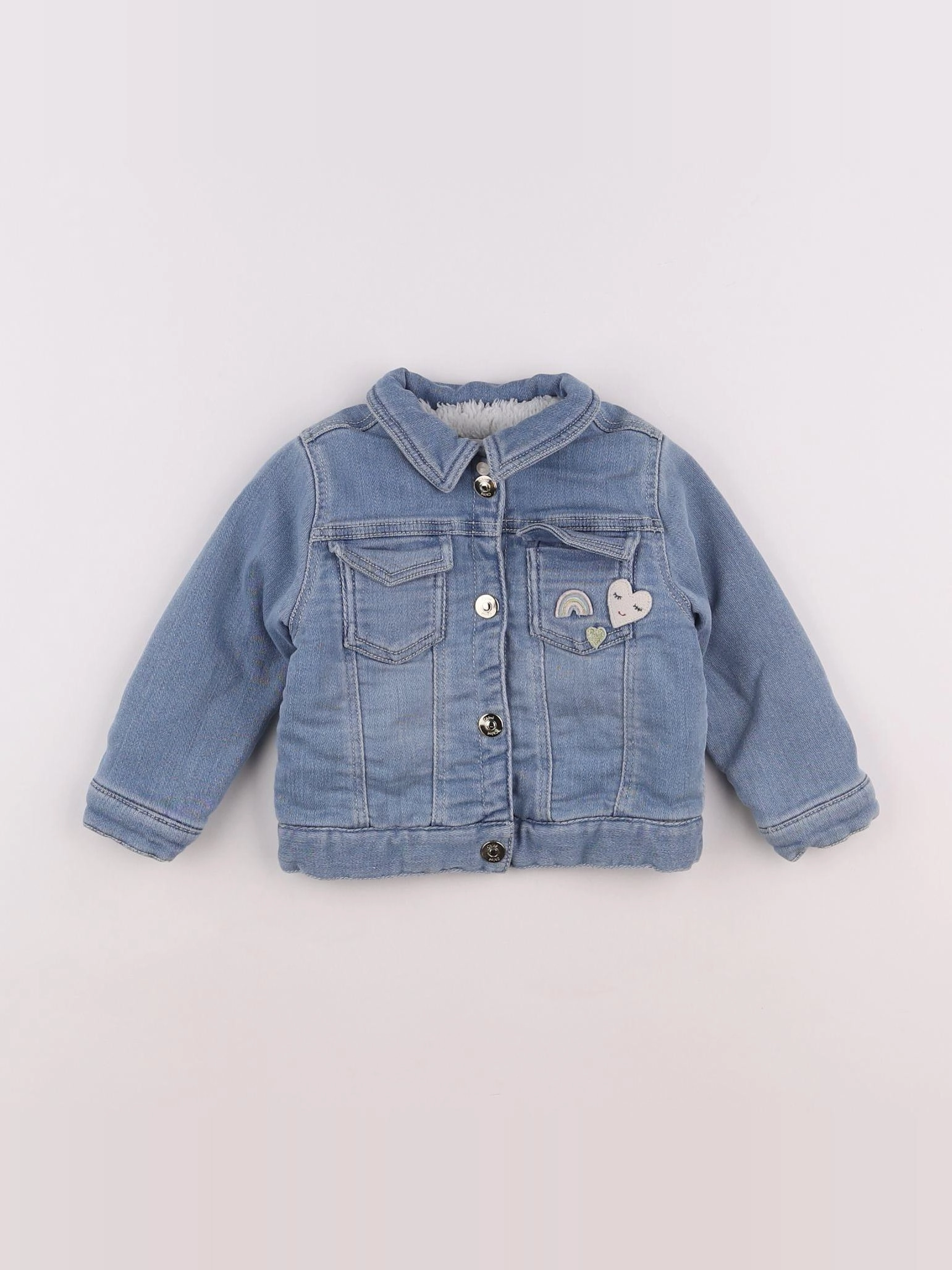 Chloé - veste bleu - 12 mois