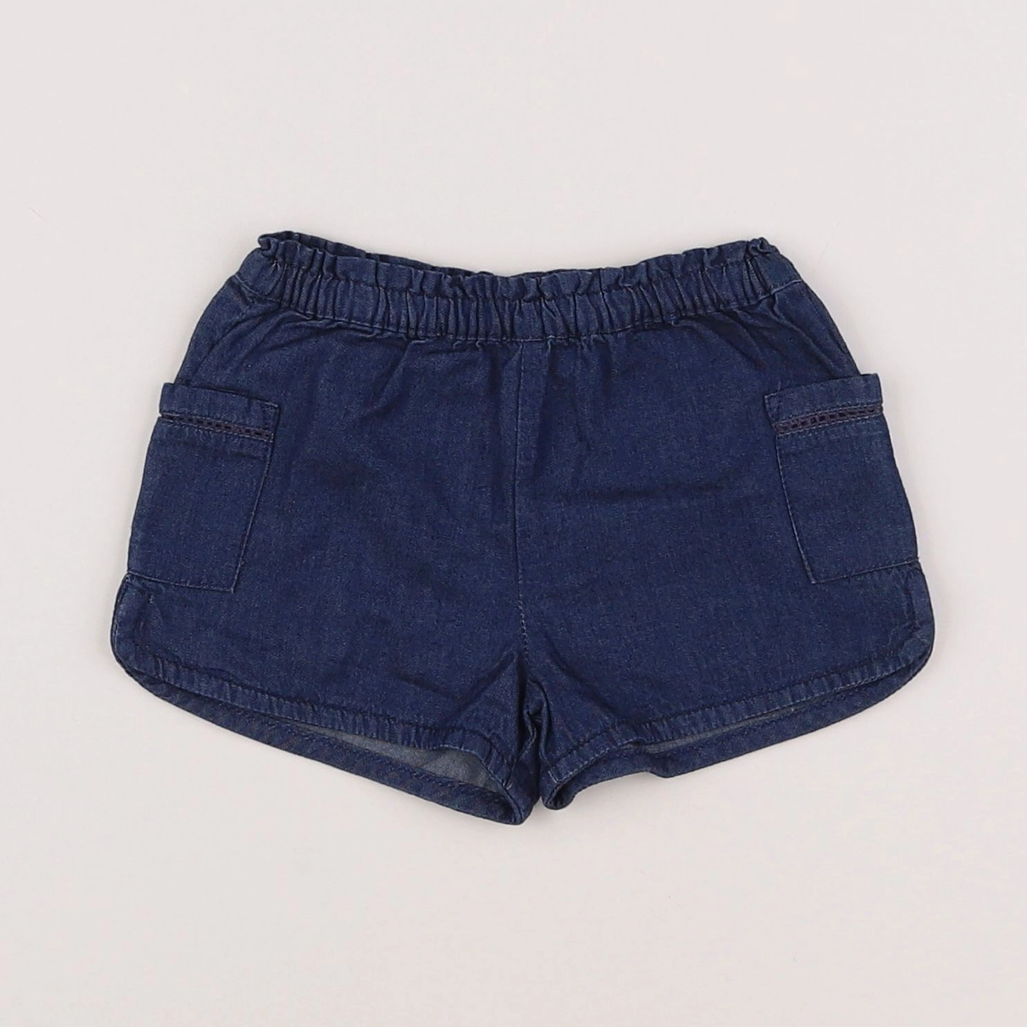 Boutchou - short bleu - 9 mois