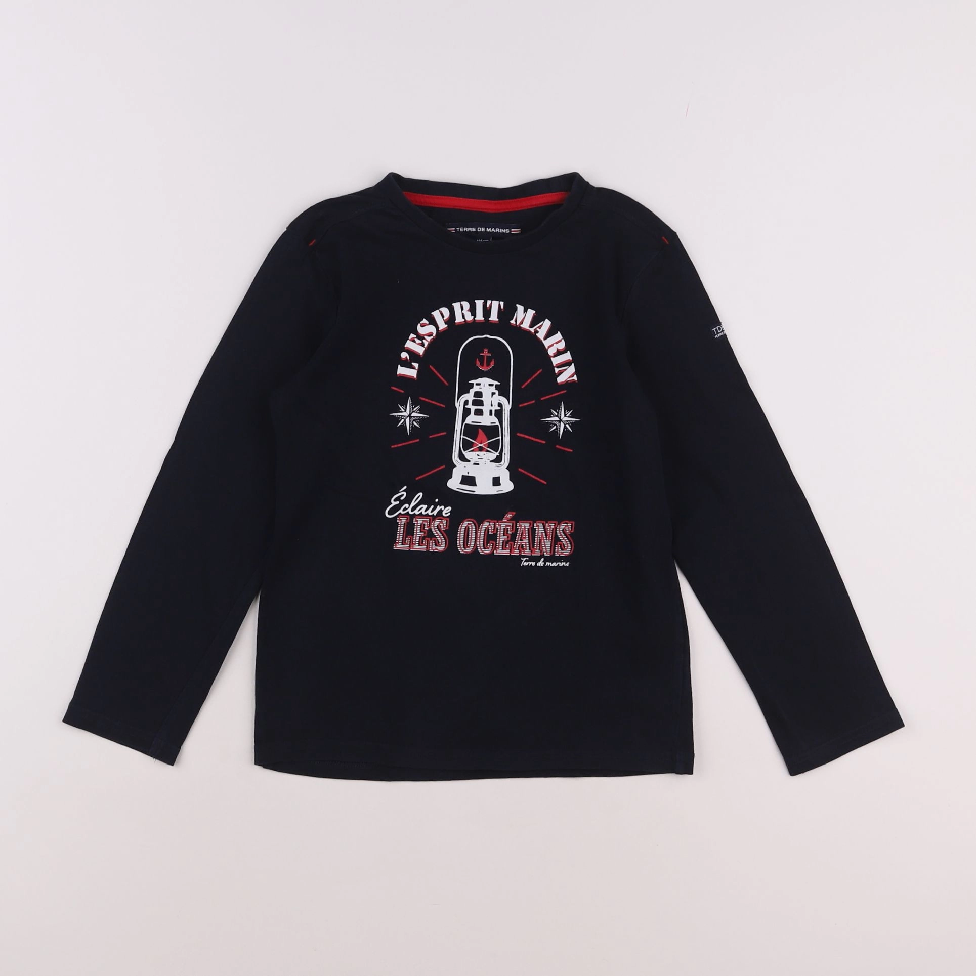 Terre de marins - tee-shirt bleu - 6 ans
