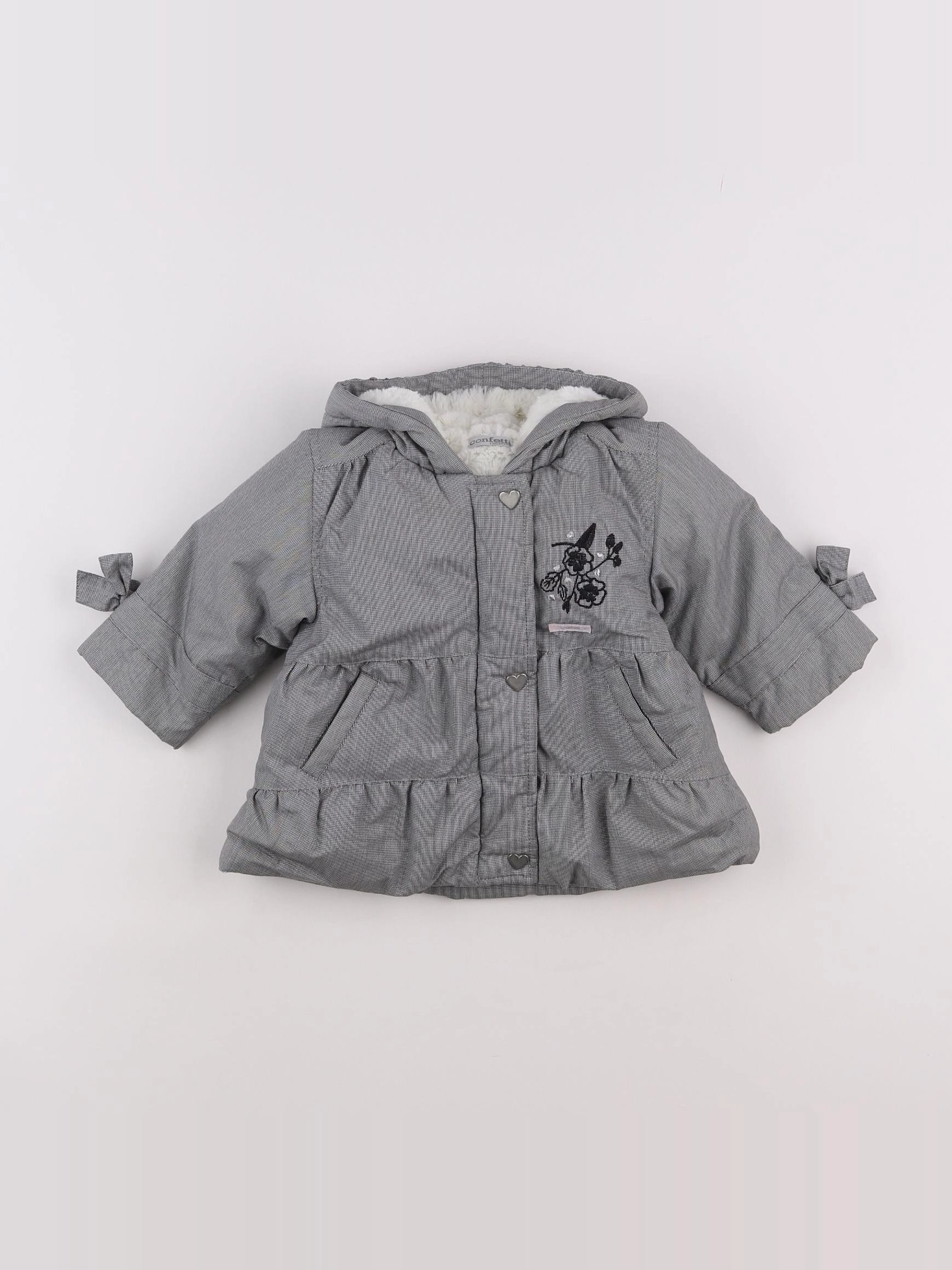 Absorba - manteau gris - 6 mois