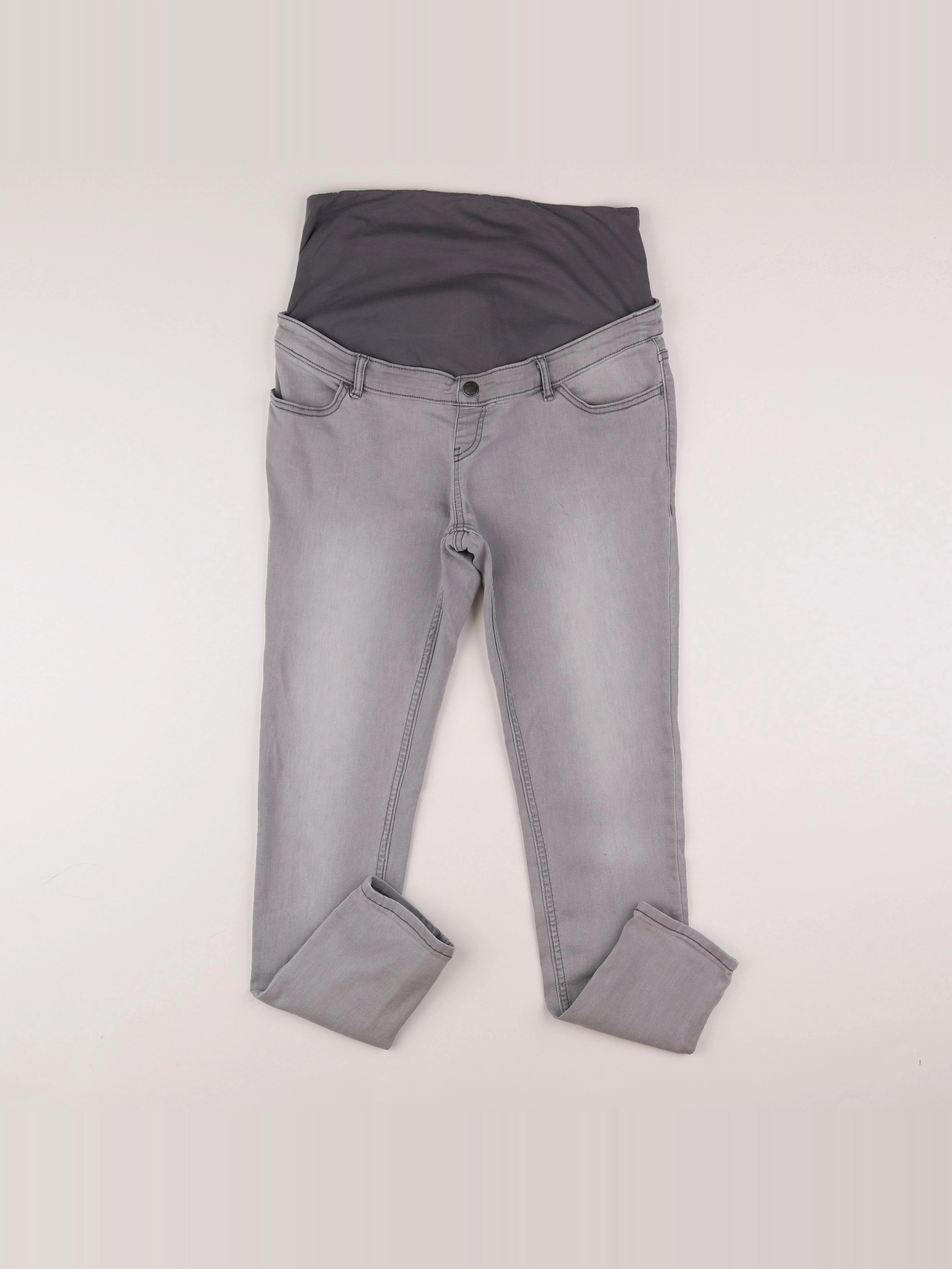 Kiabi - jean grossesse gris - 40