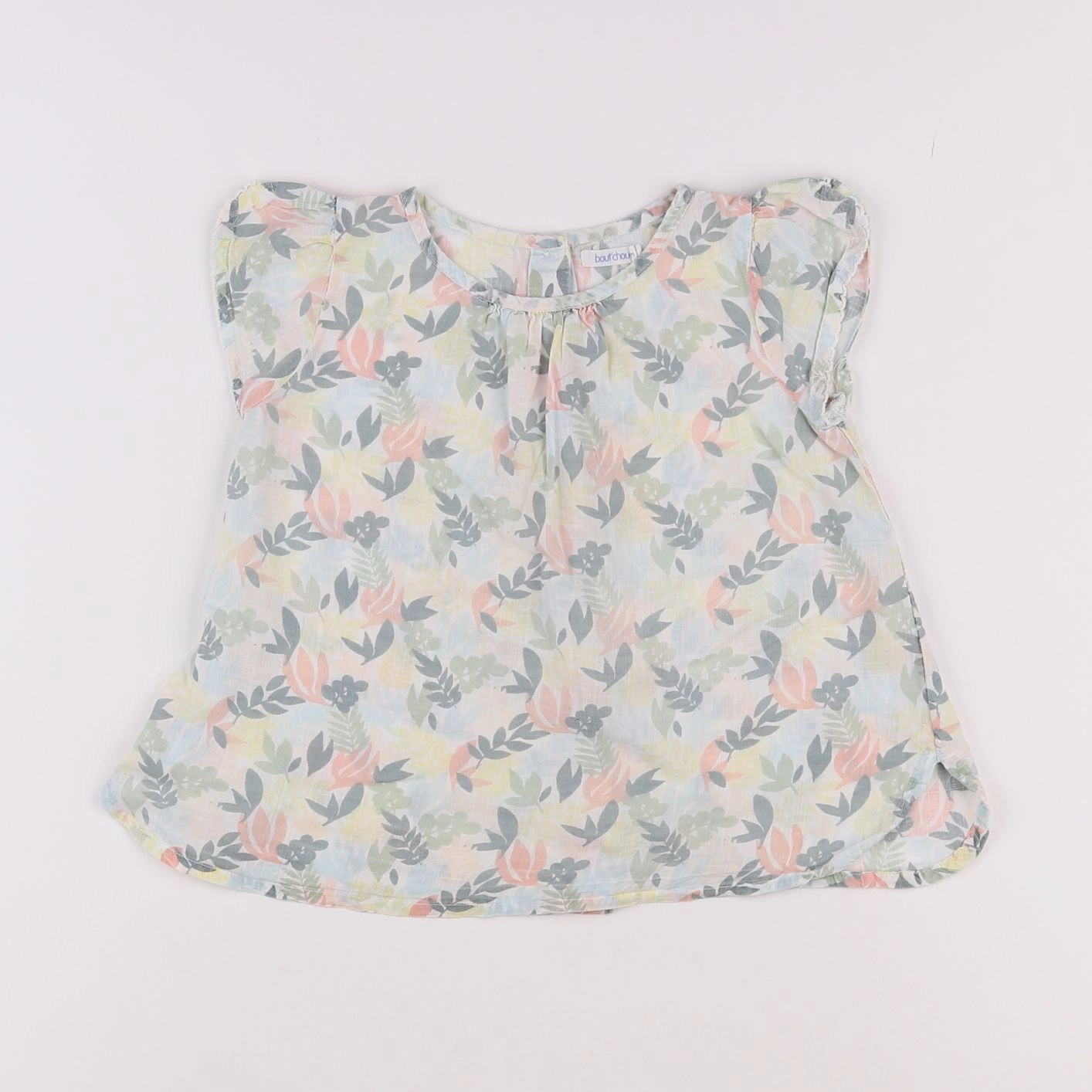 Boutchou - blouse blanc, multicolore - 2 ans