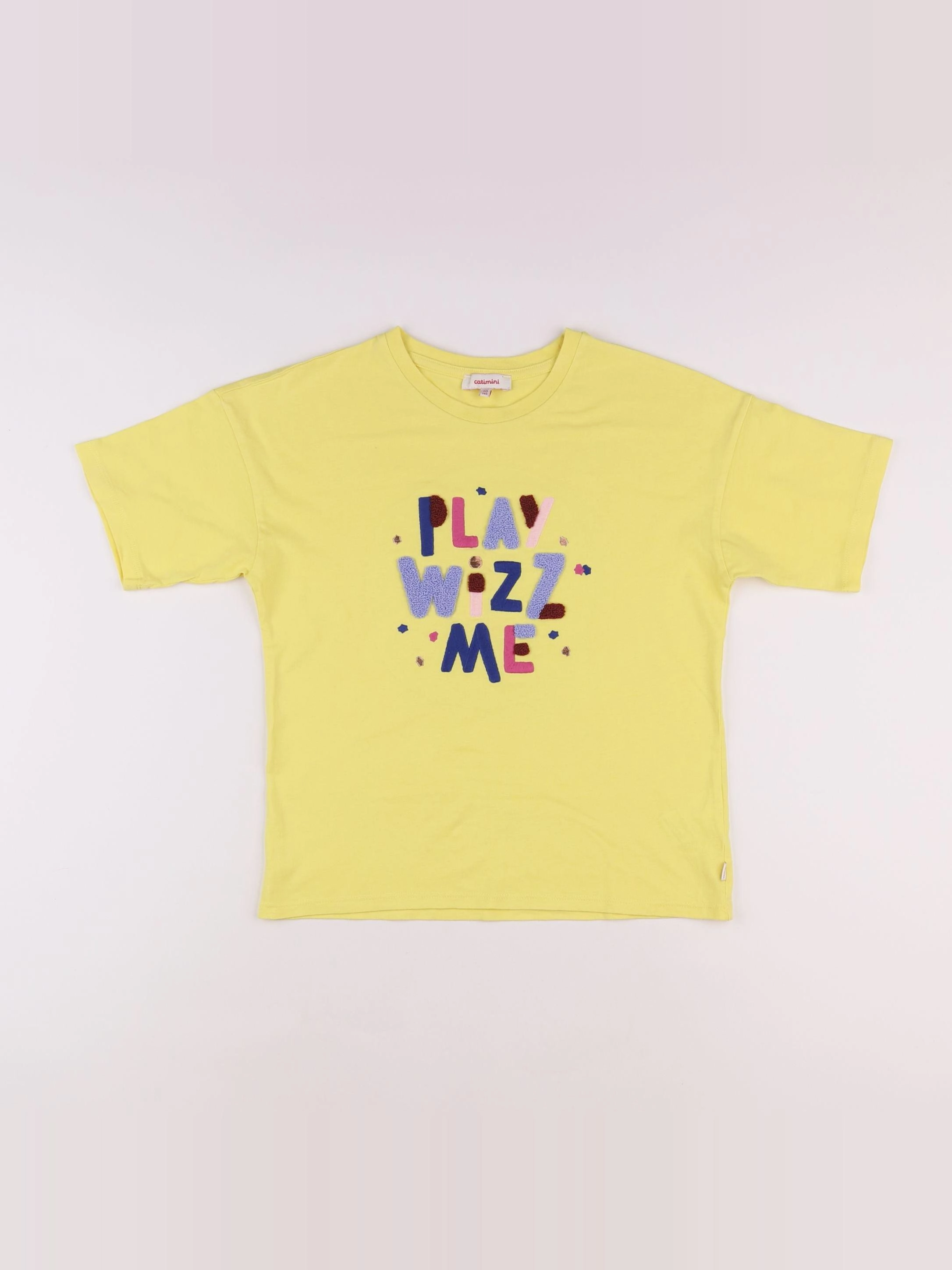 Catimini - tee-shirt jaune - 10 ans