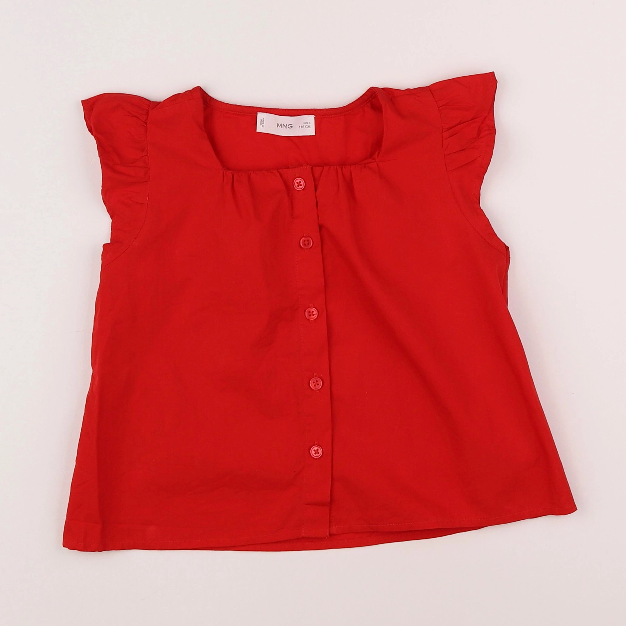 Mango - blouse rouge - 6 ans