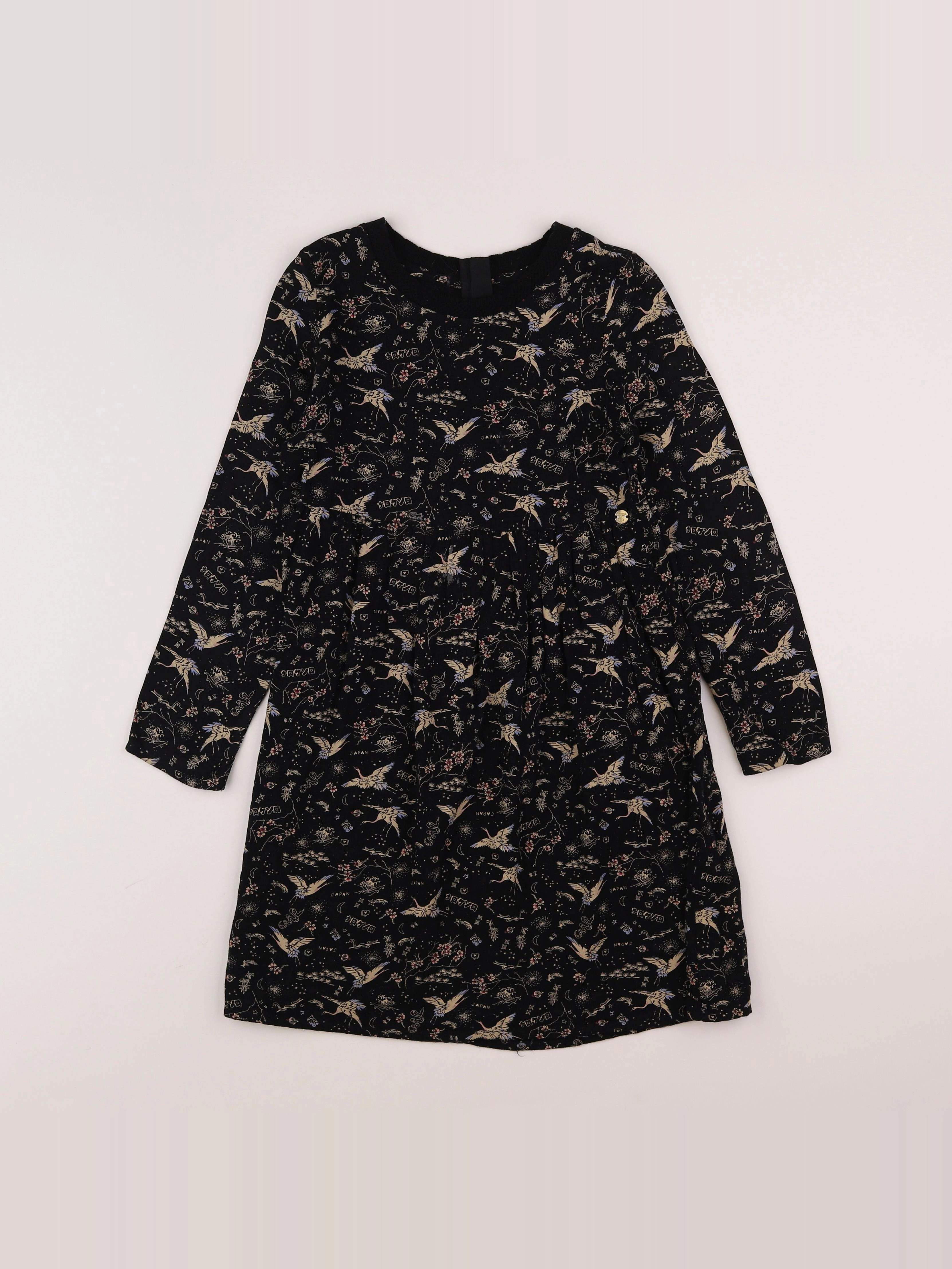 IKKS - robe noir - 8 ans