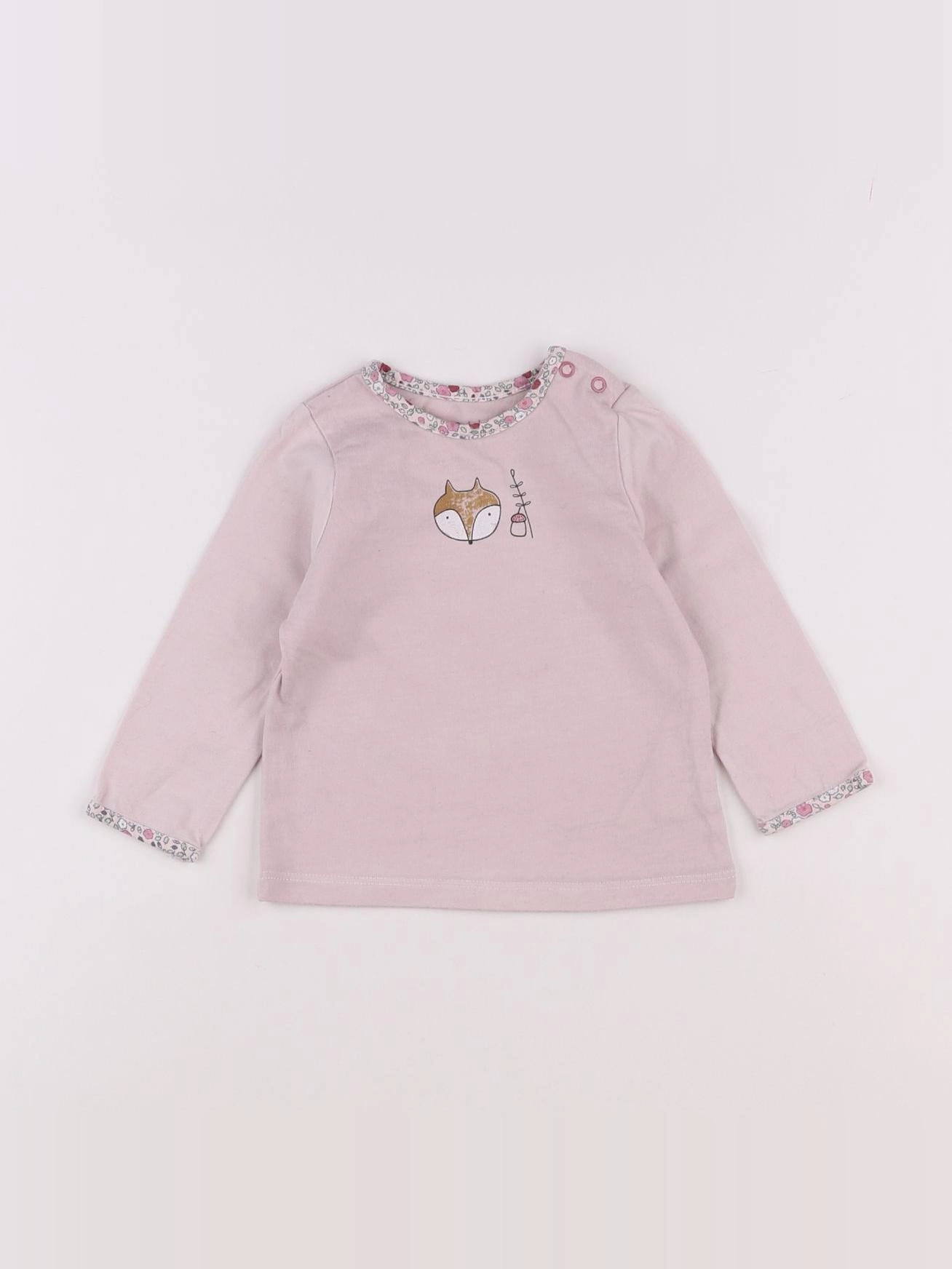 Cadet Rousselle - tee-shirt rose - 6 mois