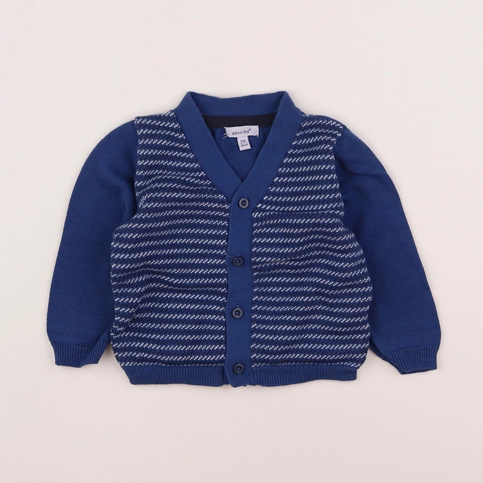 Absorba - gilet bleu - 6 mois