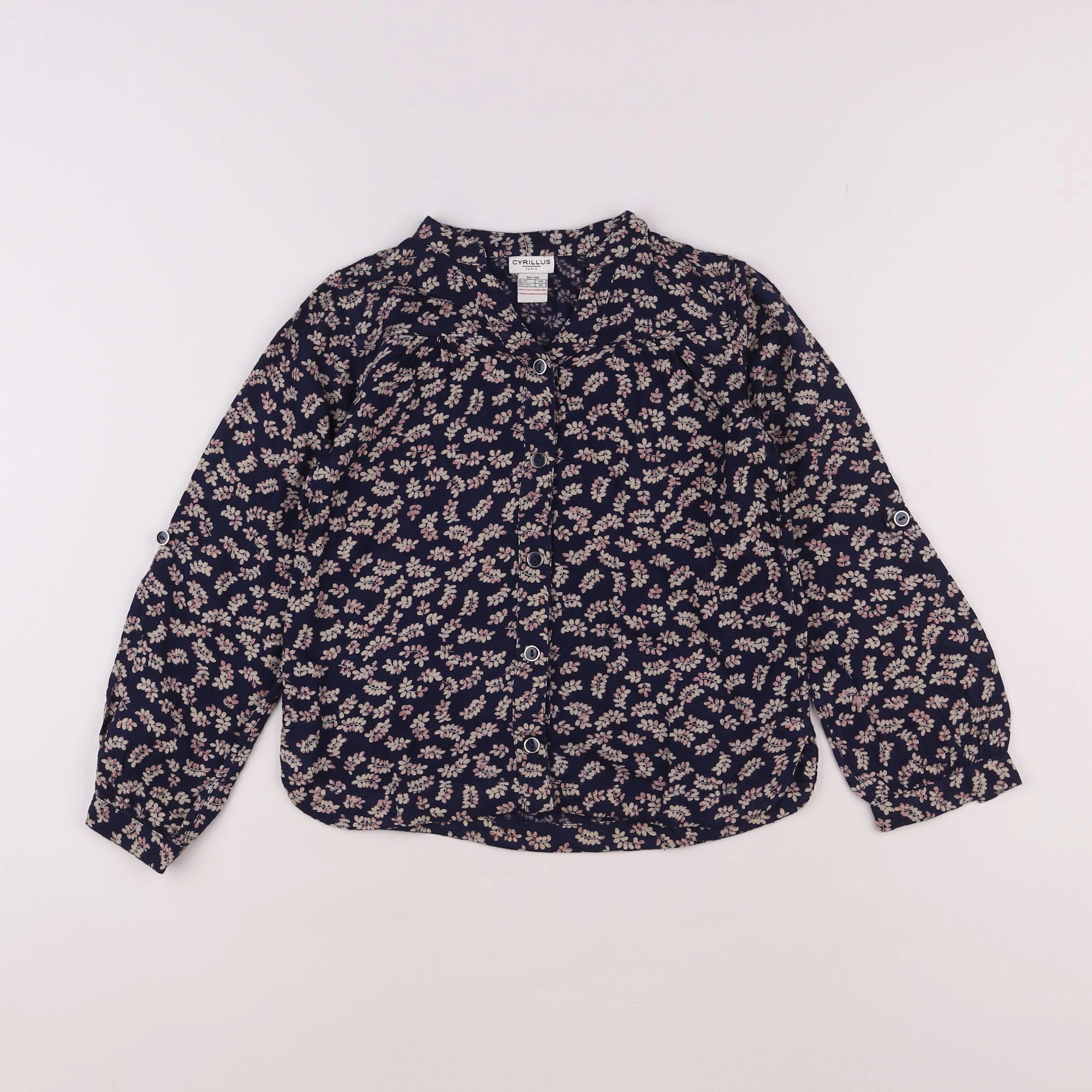 Cyrillus - blouse bleu - 8 ans