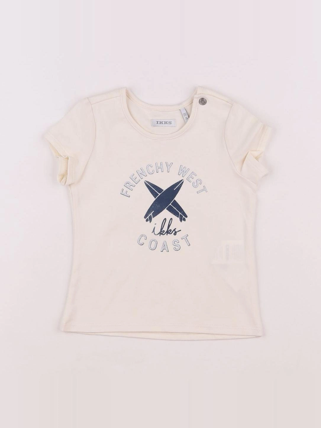 IKKS - tee-shirt beige - 12 mois