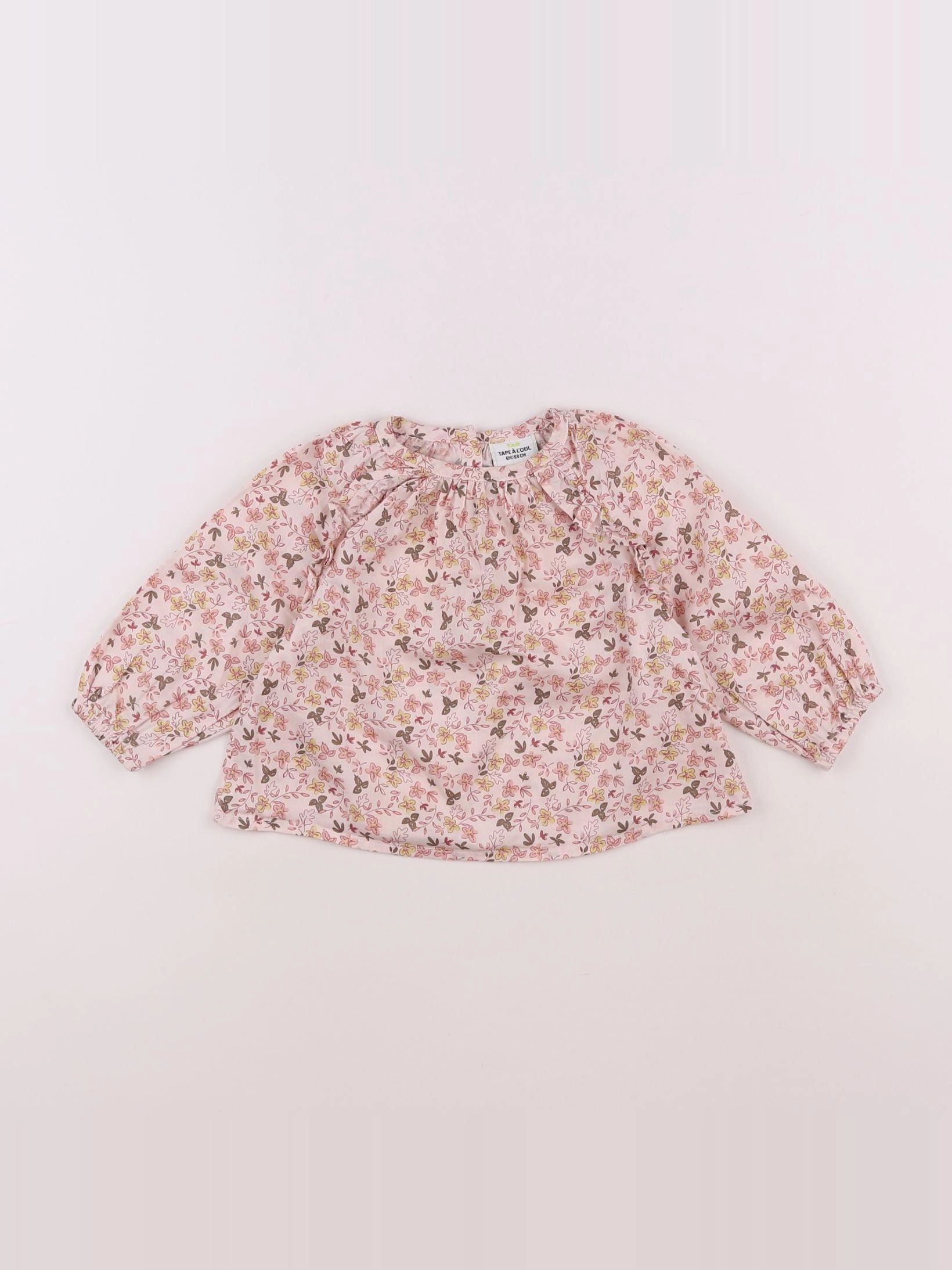 Tape à l'oeil - blouse rose - 6 mois