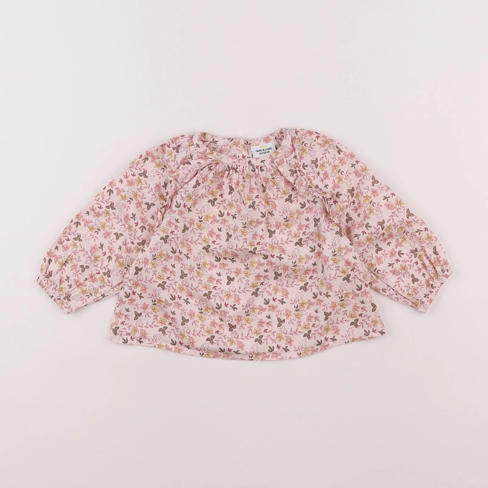 Tape à l'oeil - blouse rose - 6 mois