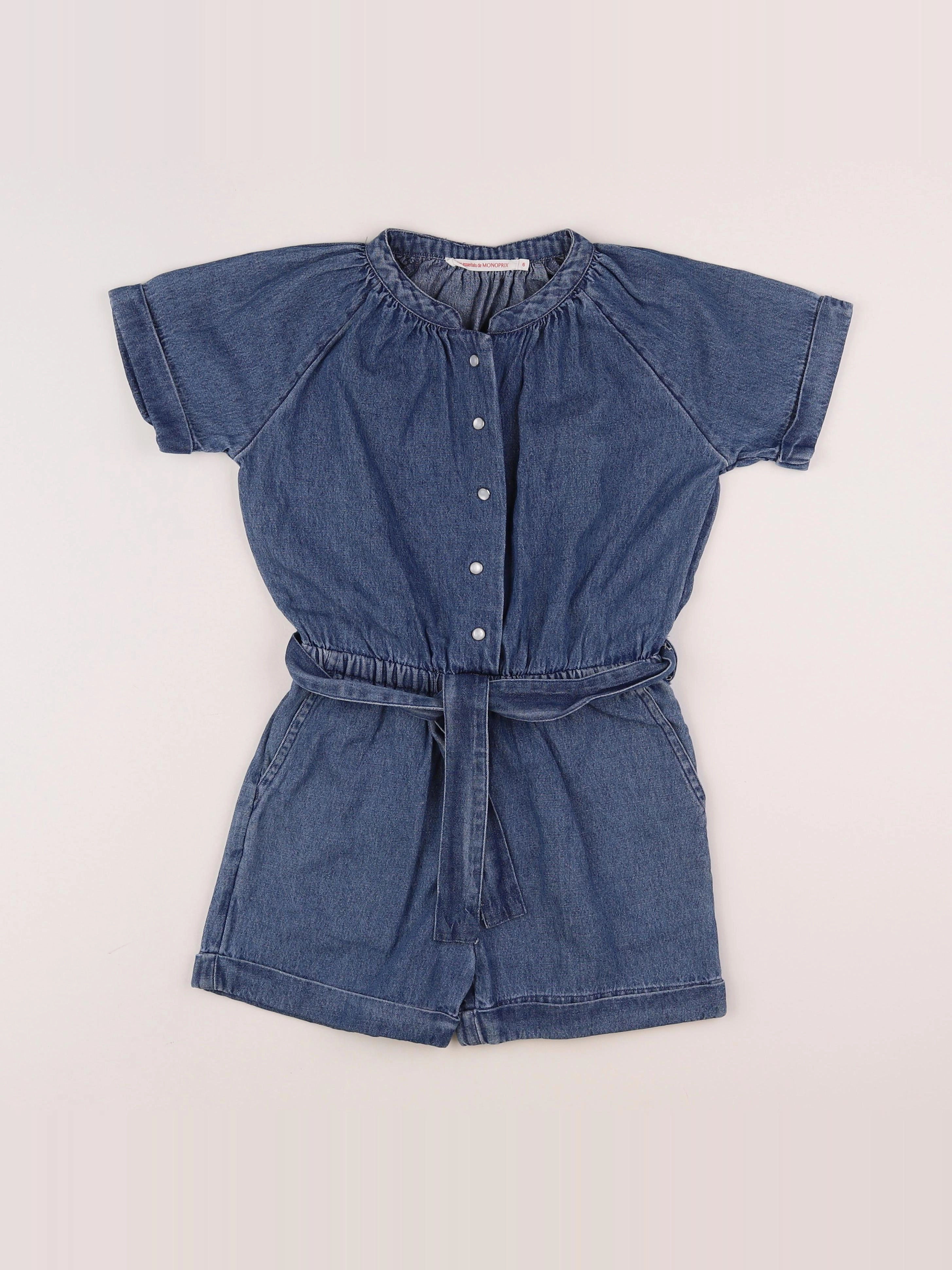 Monoprix - combinaison bleu - 6 ans