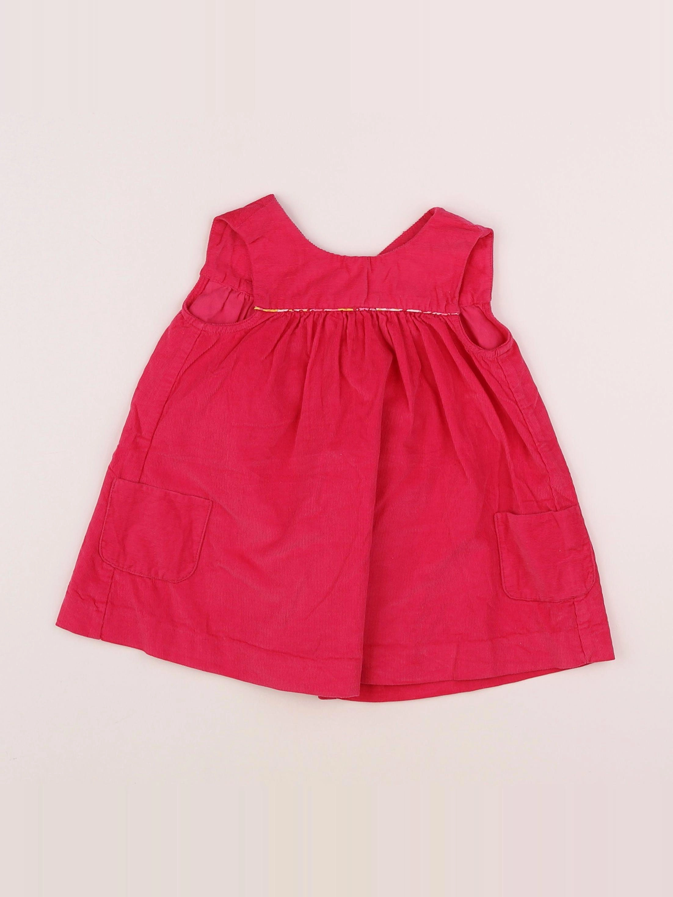 Jacadi - robe rose - 12 mois