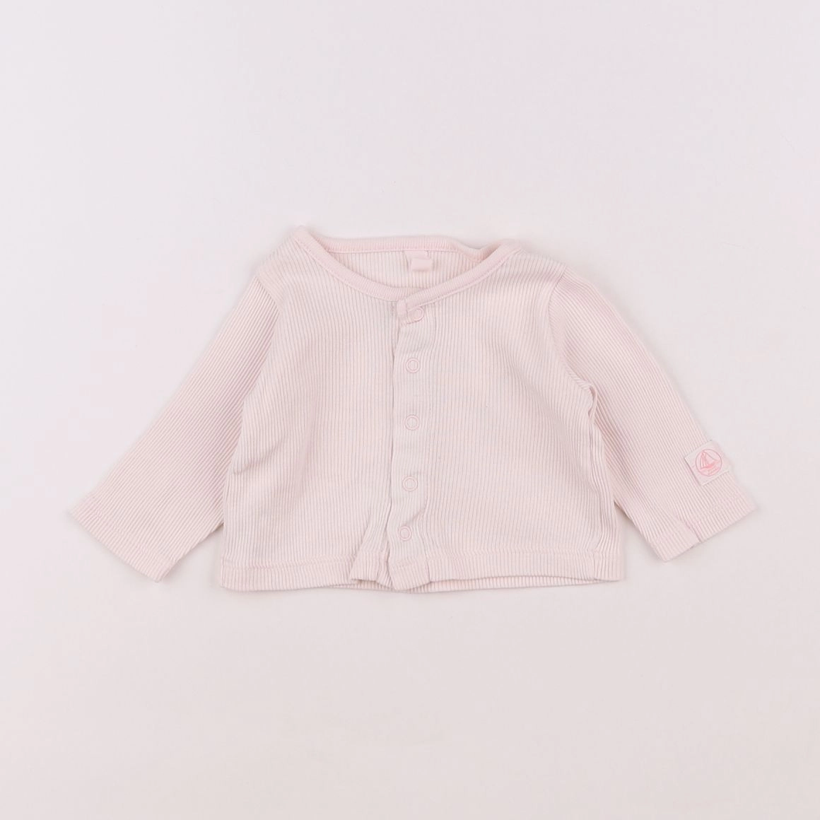 Petit Bateau - tee-shirt rose - 1 mois