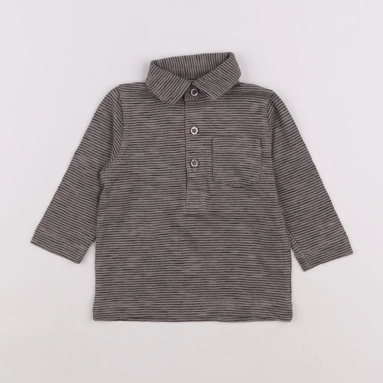 Boutchou - polo gris - 6 mois