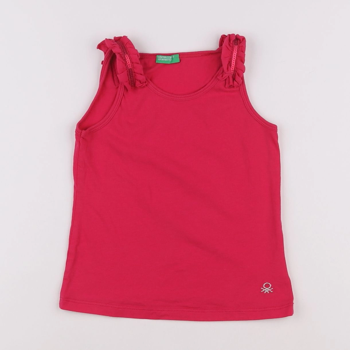 Benetton - débardeur rose - 3/4 ans