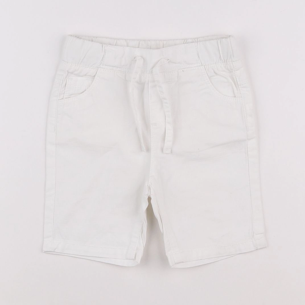 Tape à l'oeil - short blanc - 18 mois