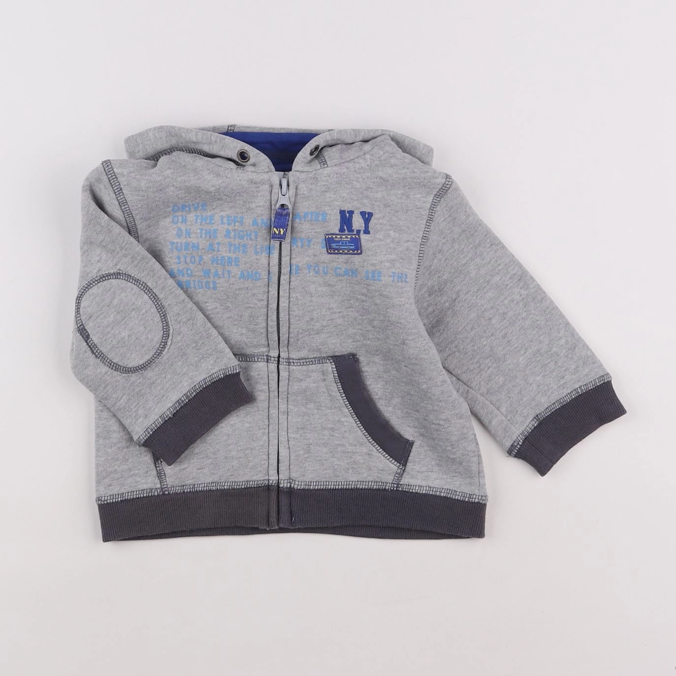 Cadet Rousselle - sweat gris - 12 mois