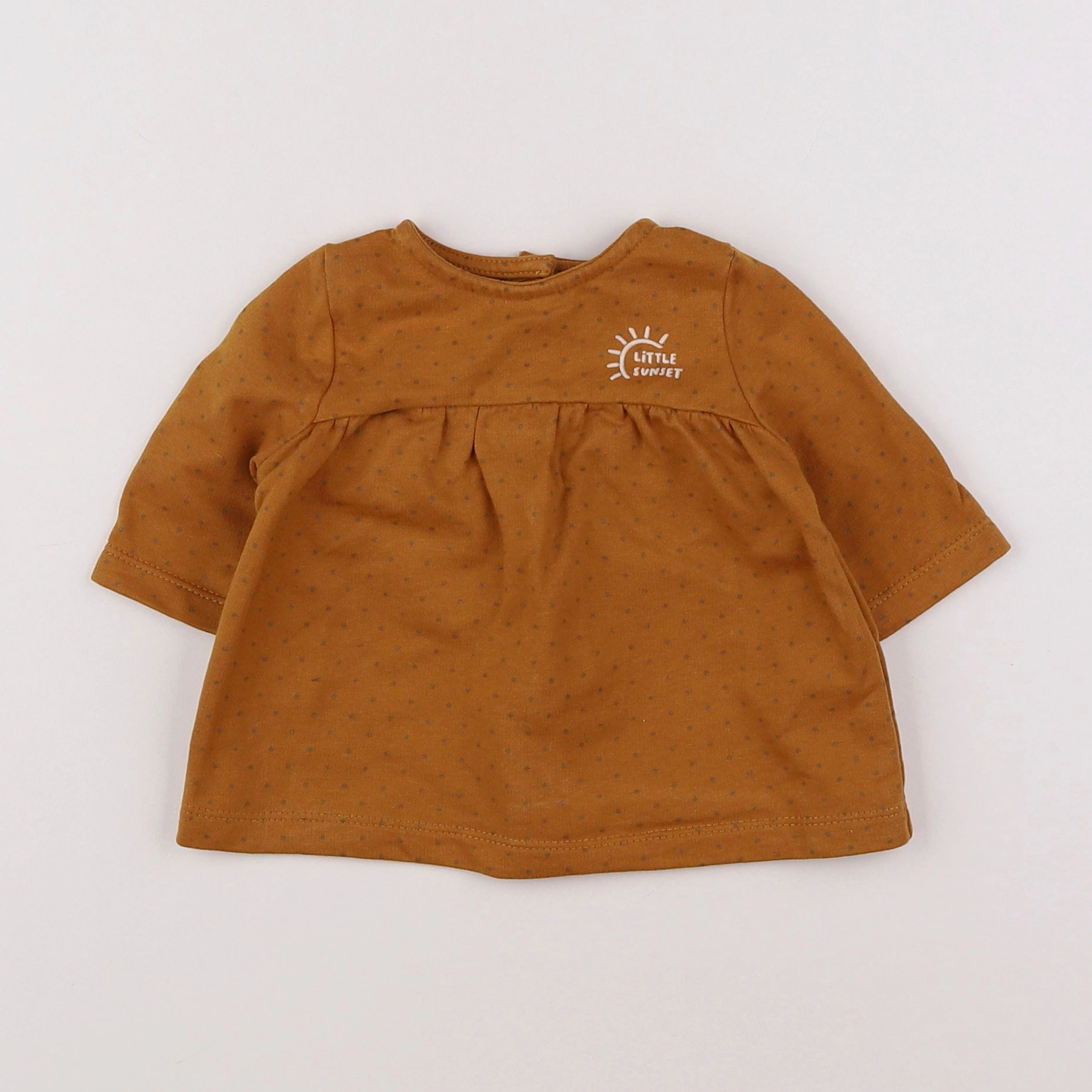 Vertbaudet - robe orange - 1 mois