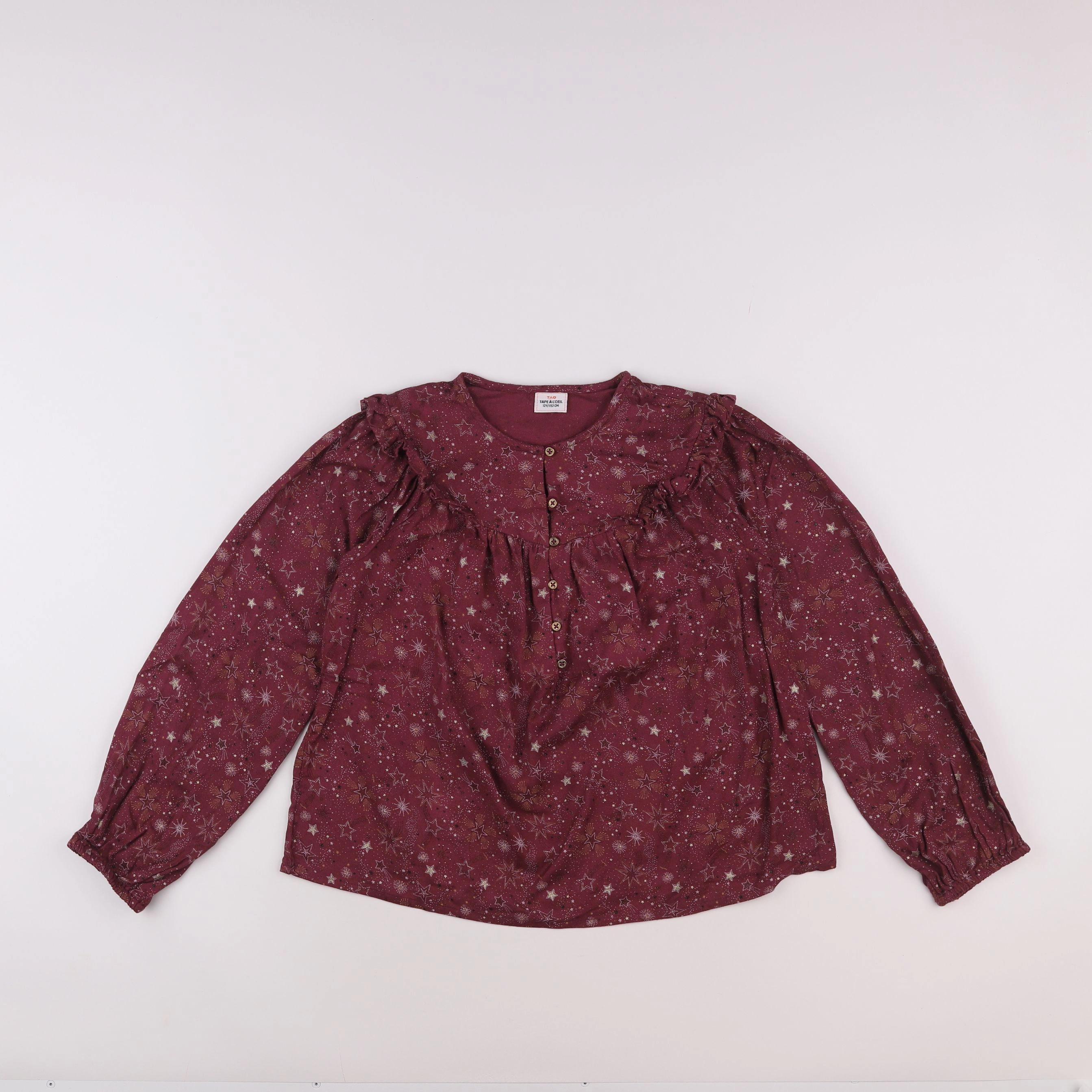 Tape à l'oeil - blouse rouge - 12 ans