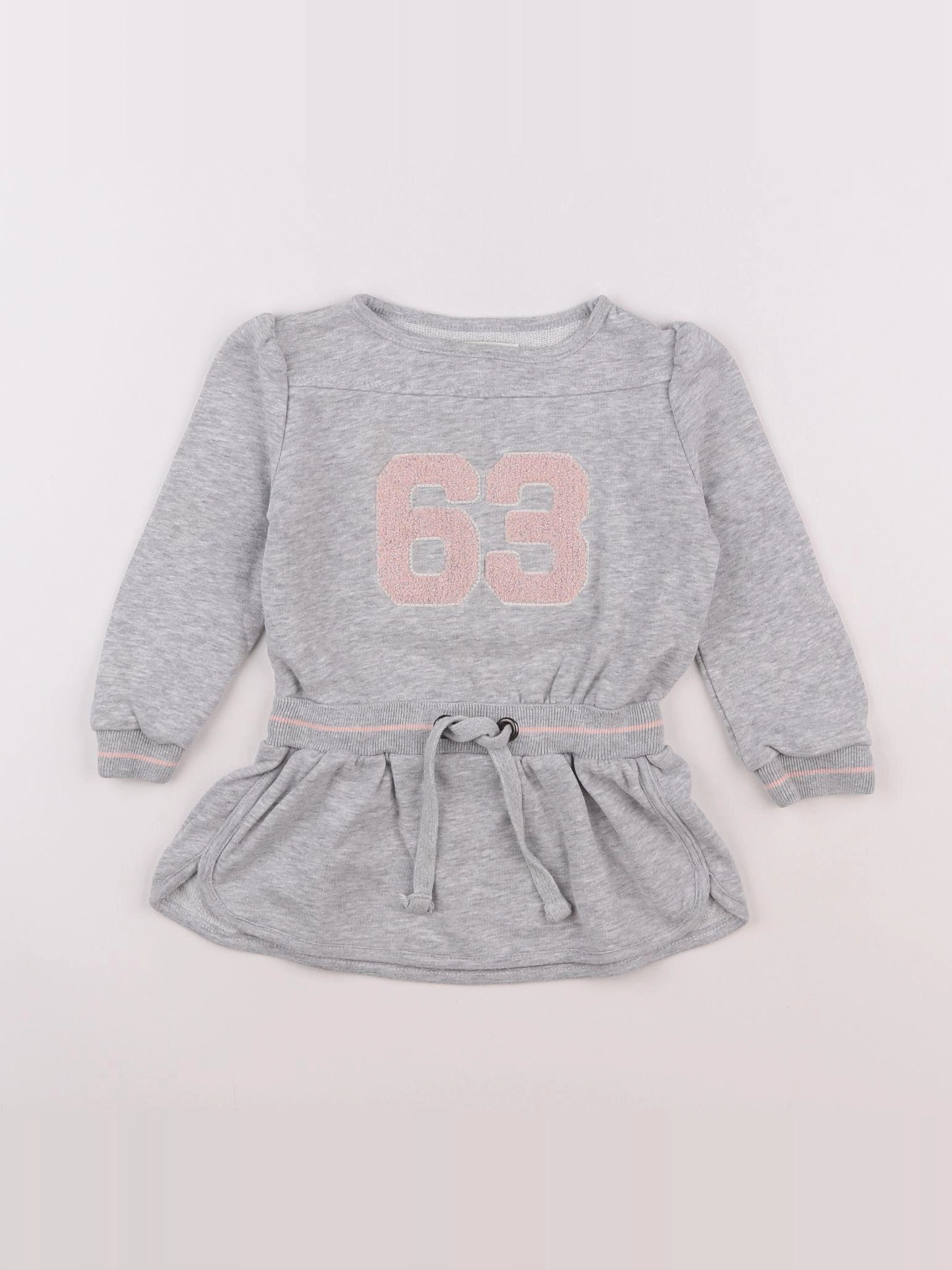 Vertbaudet - robe gris - 3 ans