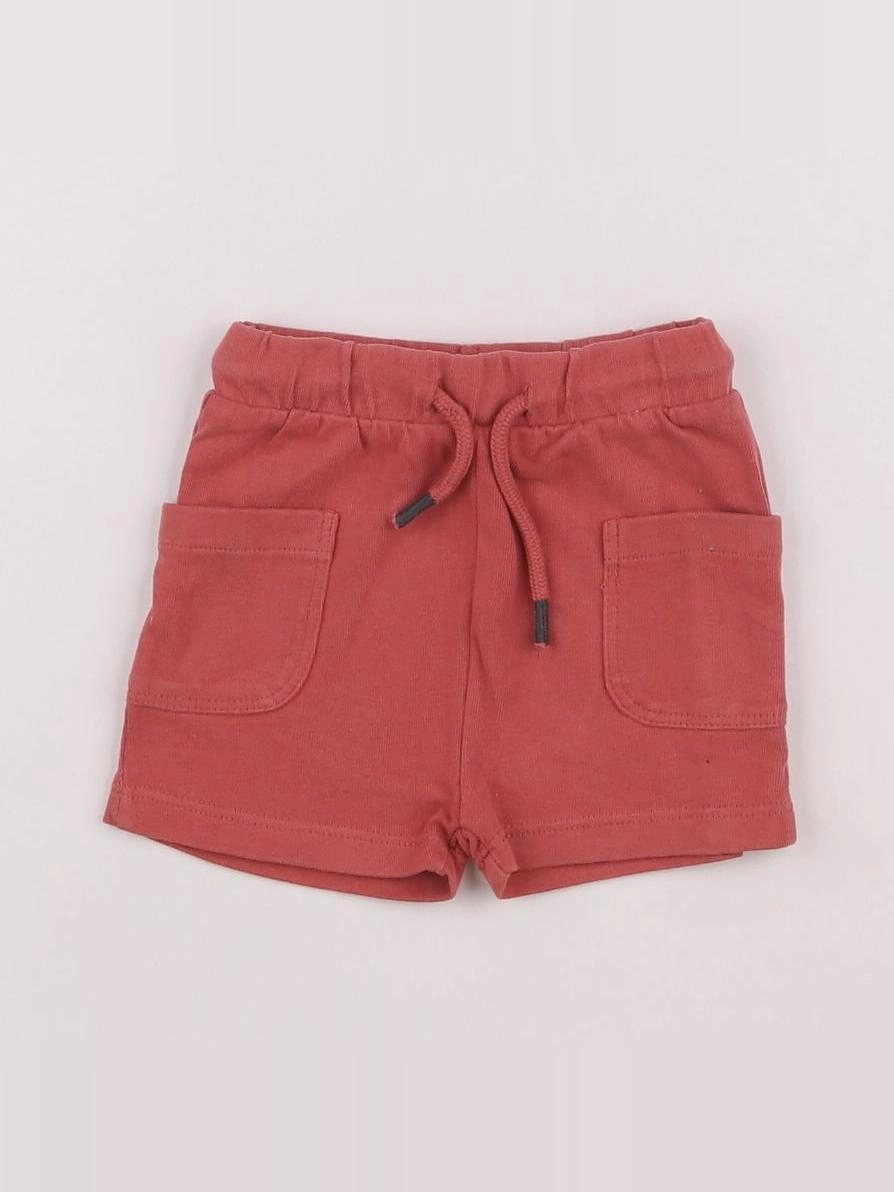 Vertbaudet - short rose - 3/6 mois