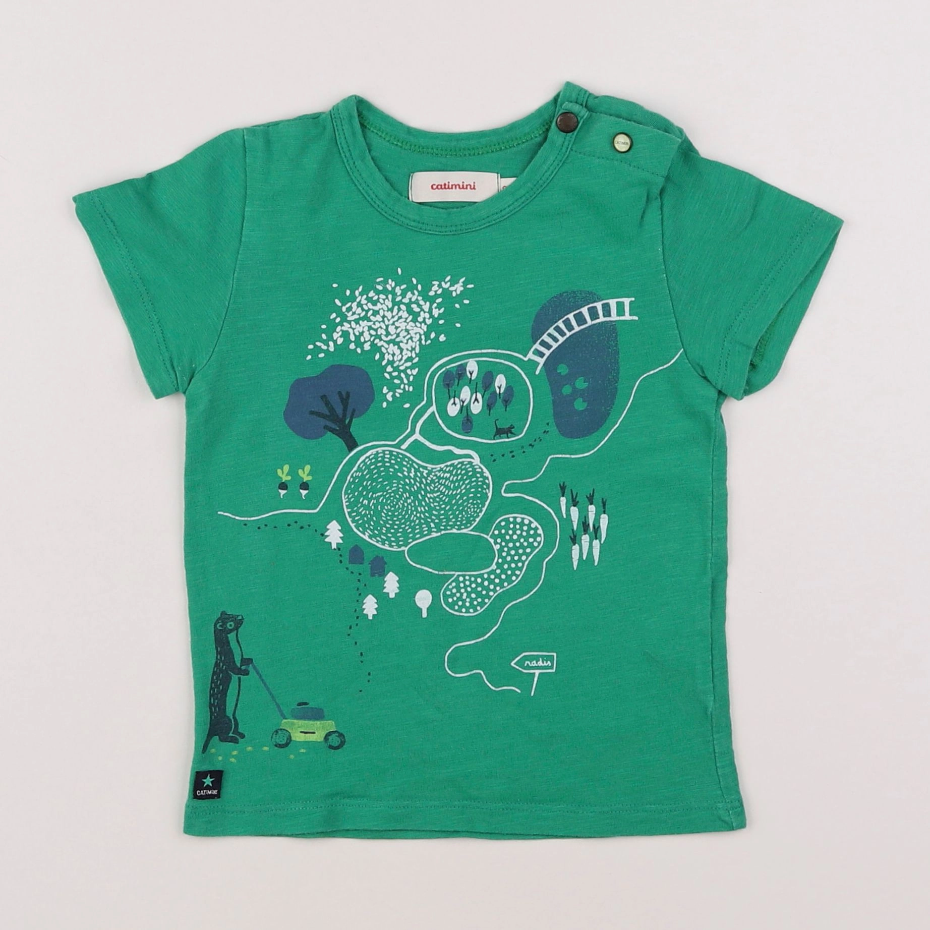 Catimini - tee-shirt vert - 2 ans