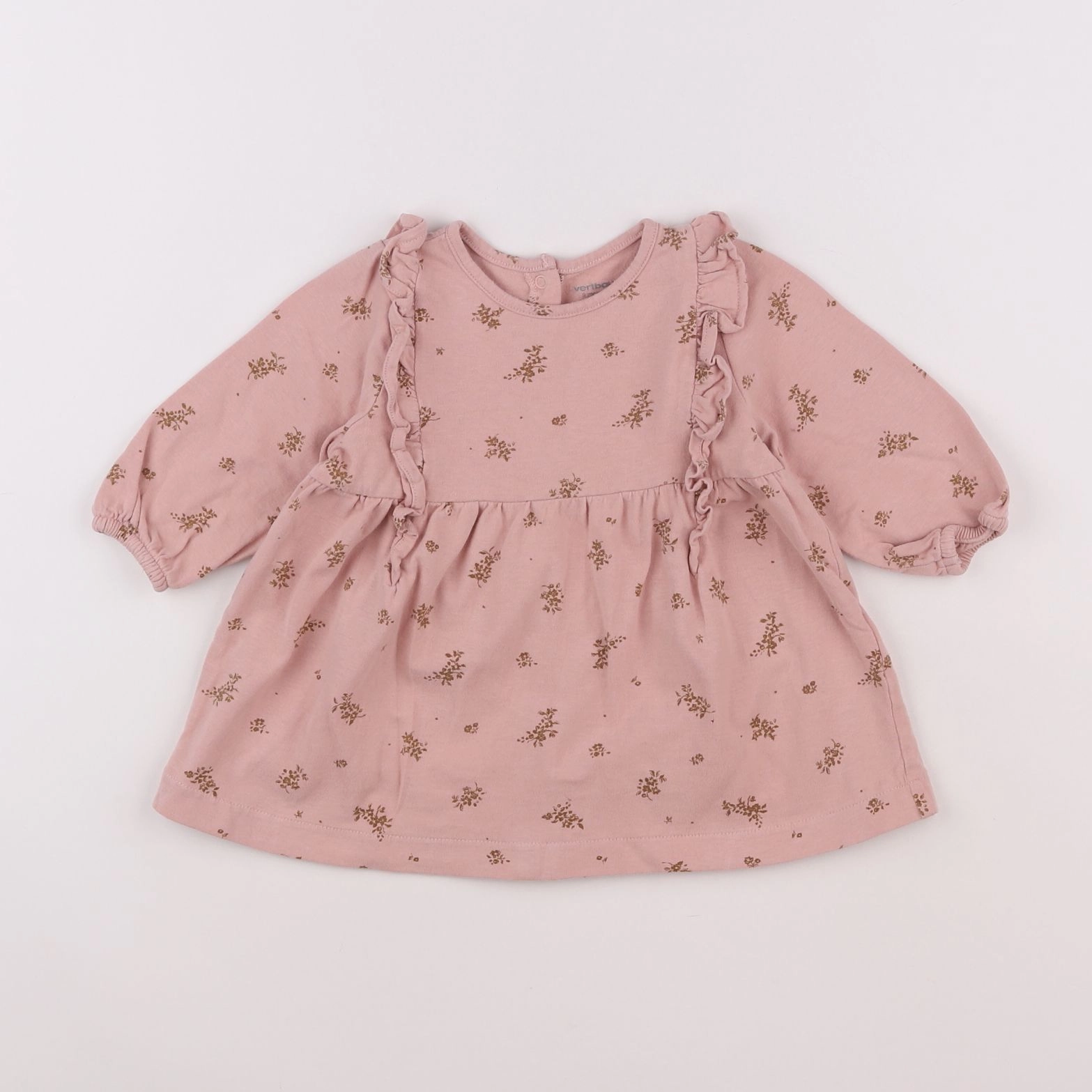 Vertbaudet - robe rose - 9 mois